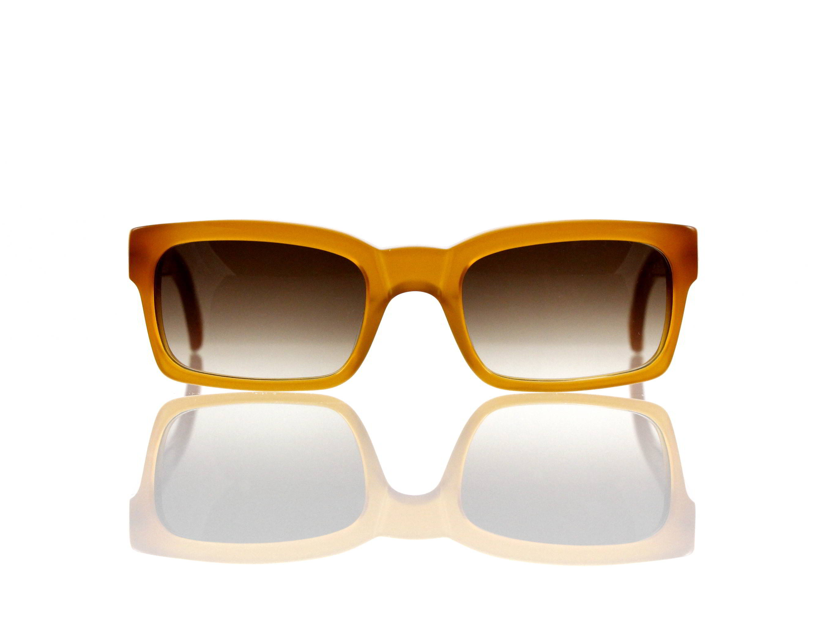 Lesca Lunetier Mod. Bauhaus Sonne Col. 6 Größe 51-19 - 145mm Kunststoff braun verlauf