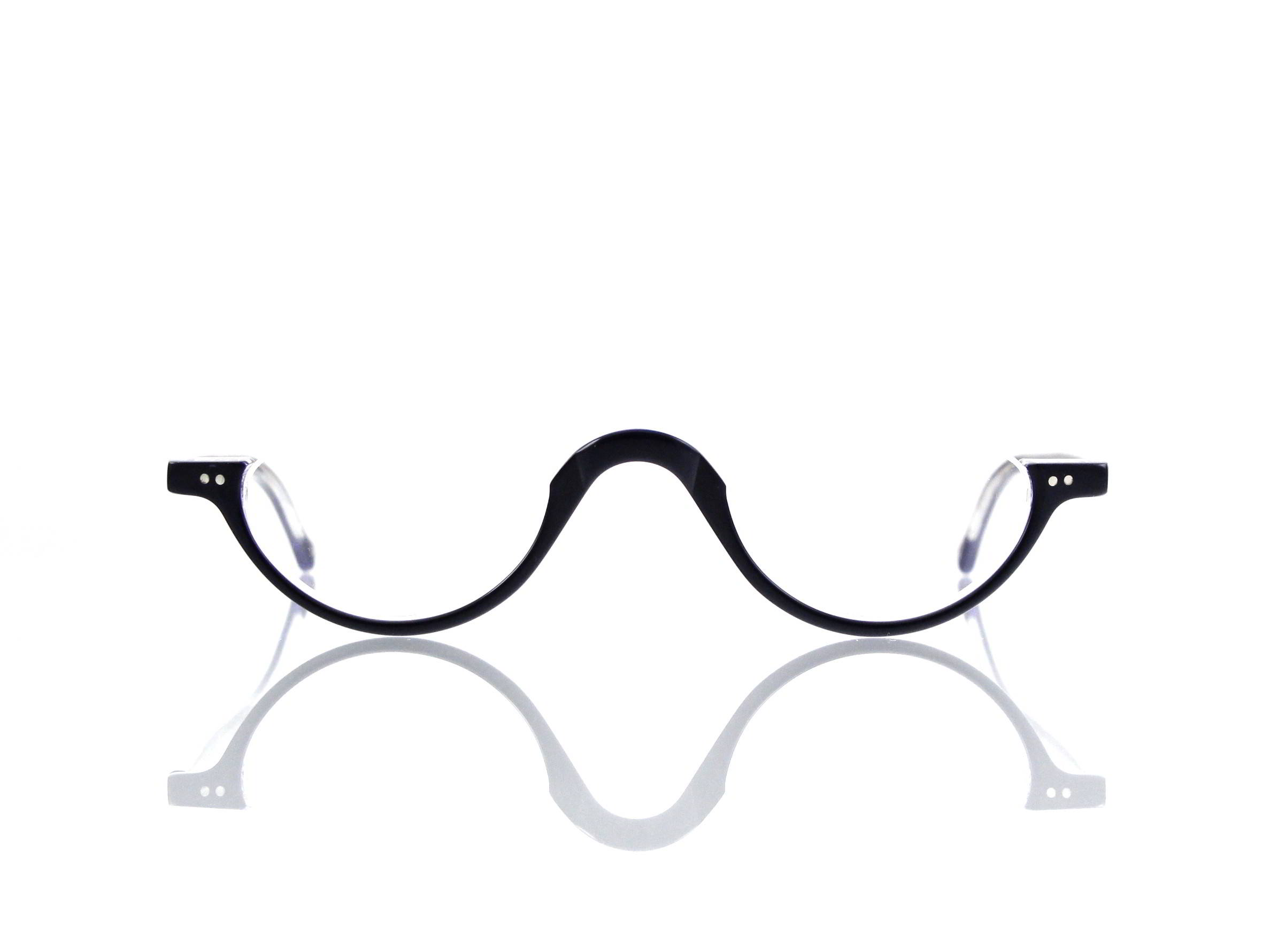 Lesca Lunetier • DL 3 • Col. 32 • Acetat-Halb-Brillen-Fassung