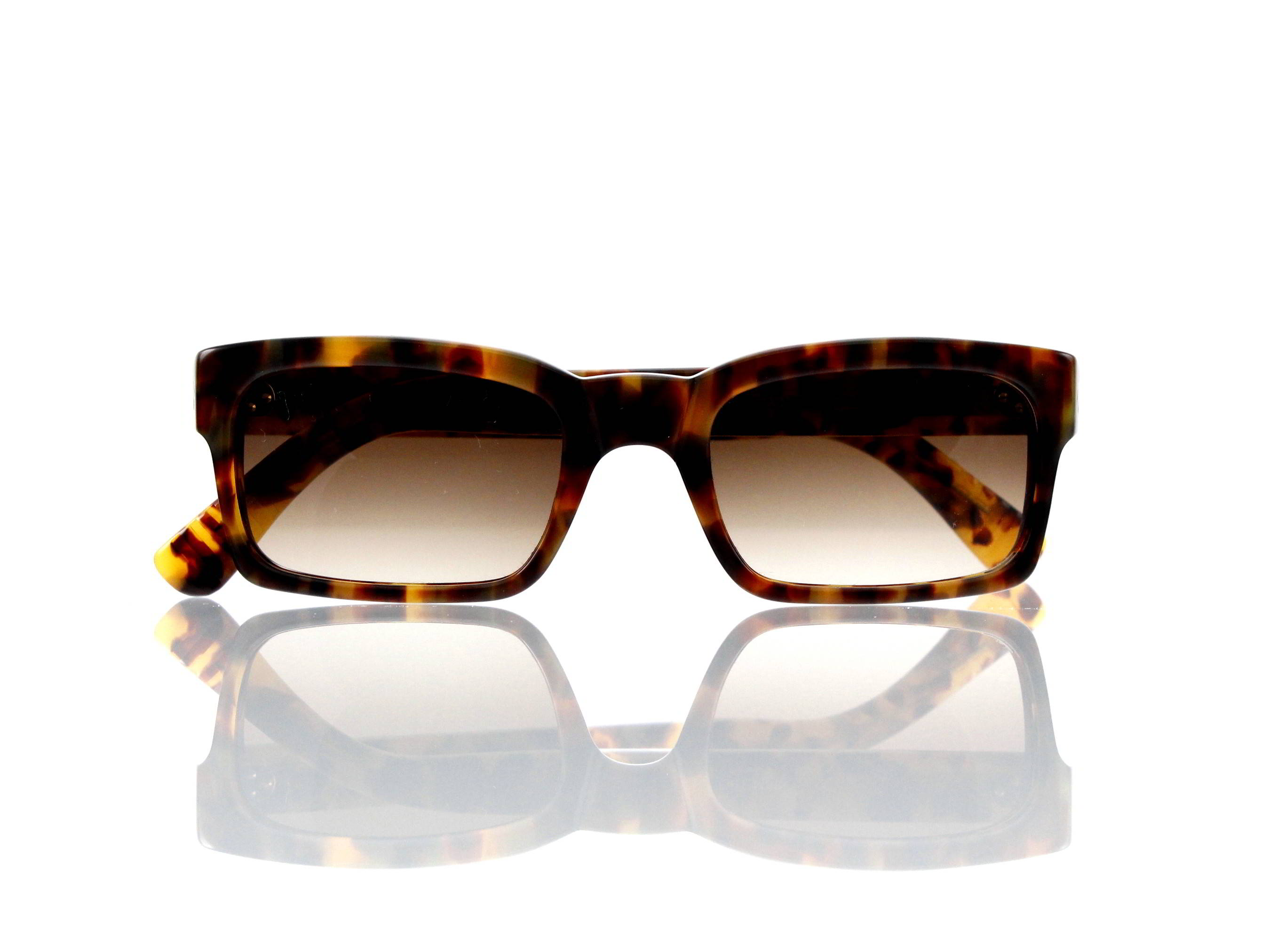 Lesca Lunetier Mod. Bauhaus Sonne Col. 4 Größe 51-19 - 145mm Kunststoff braun verlauf