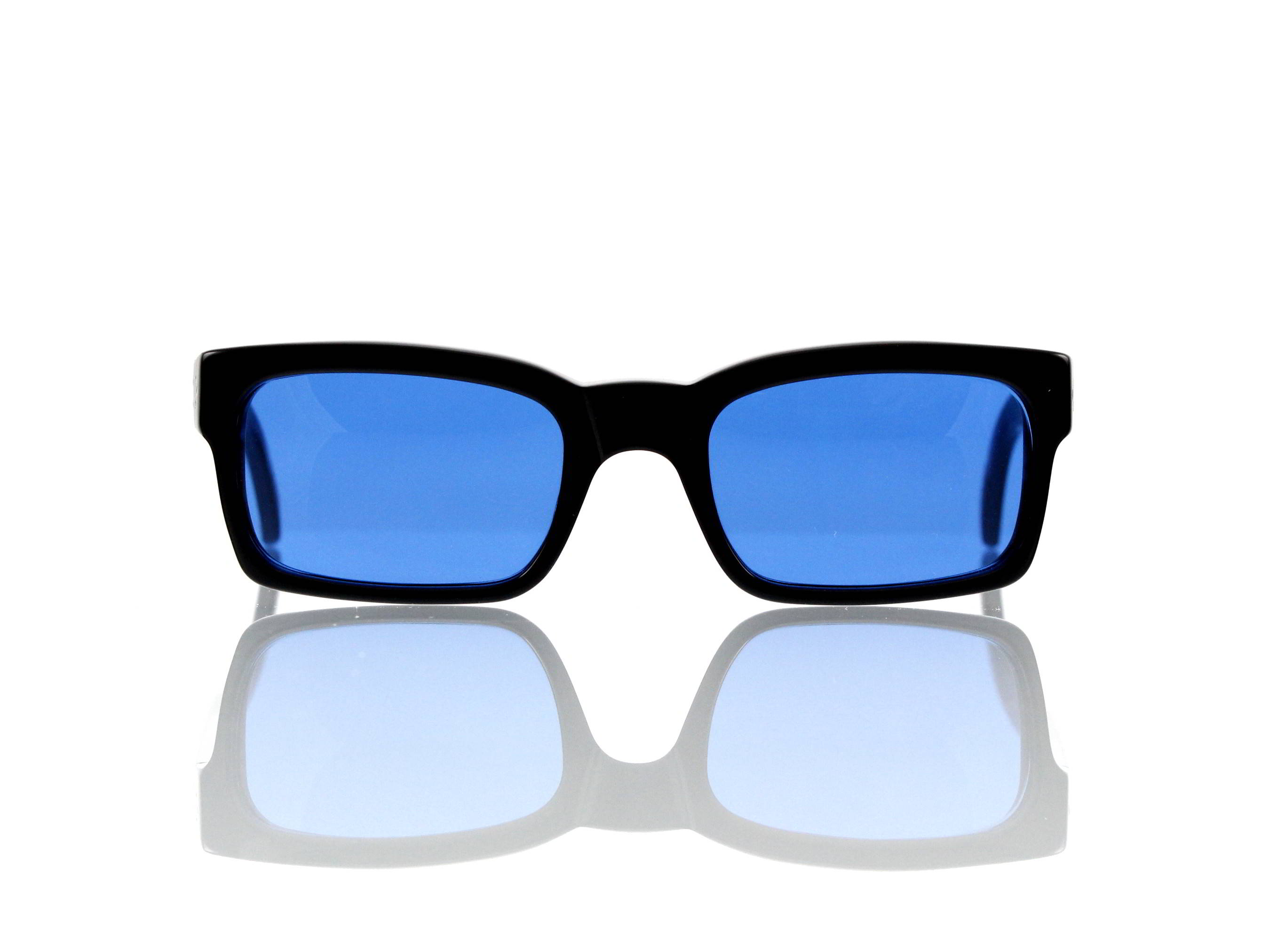 Lesca Lunetier Mod. Bauhaus Sonne Col. 1 Größe 51-19 - 145mm Kunststoff blau 70%