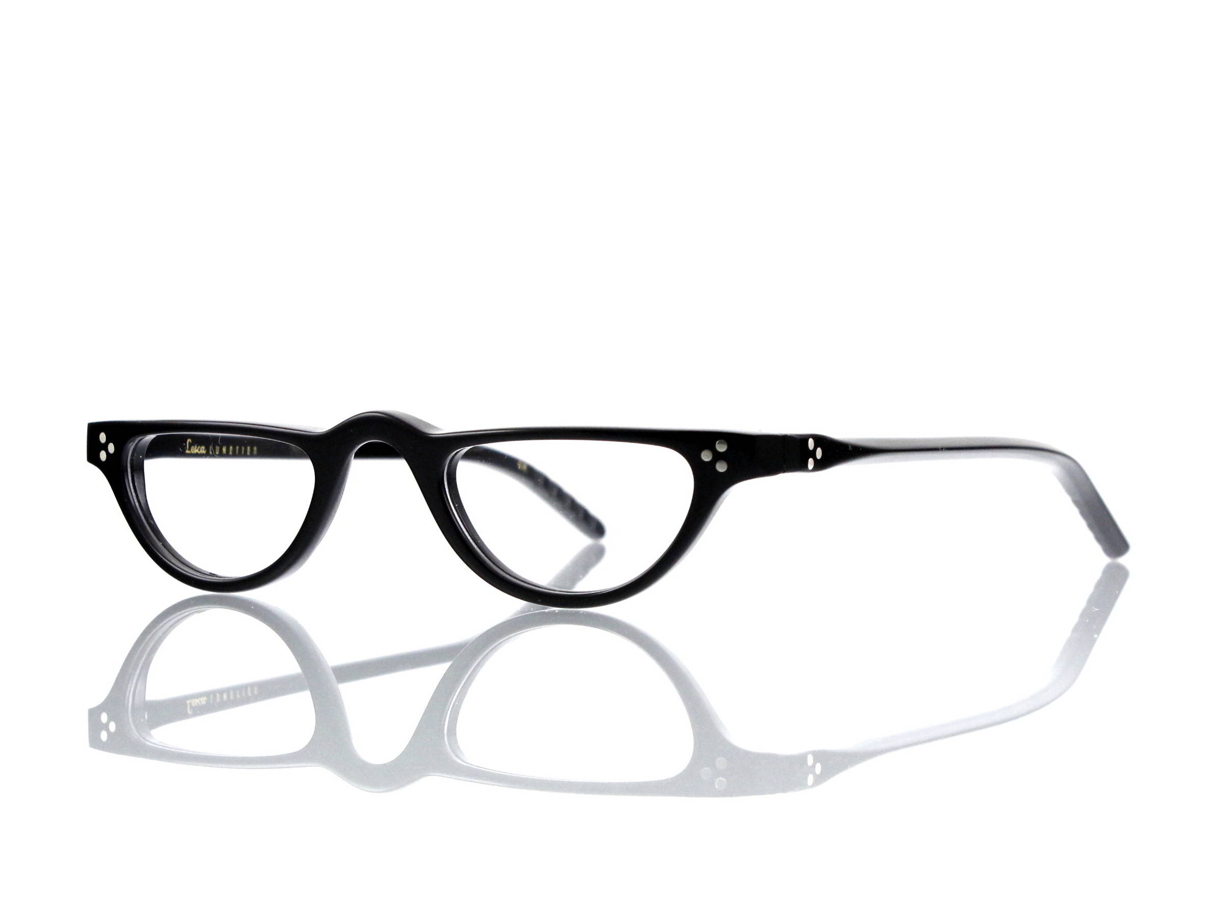 Lesca Lunetier • DL 23 • Col. 5 • Acetat-Halb-Brillen-Fassung