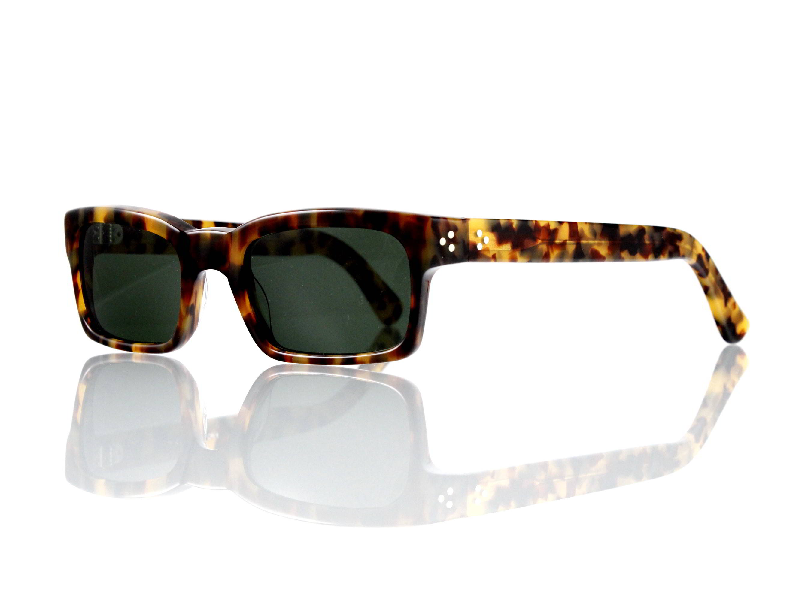 Lesca Lunetier Mod. Bauhaus Sonne Col. 4 Größe 51-19 - 145 mm Kunststoff „Ray Ban“ G 15 graugrün 85%