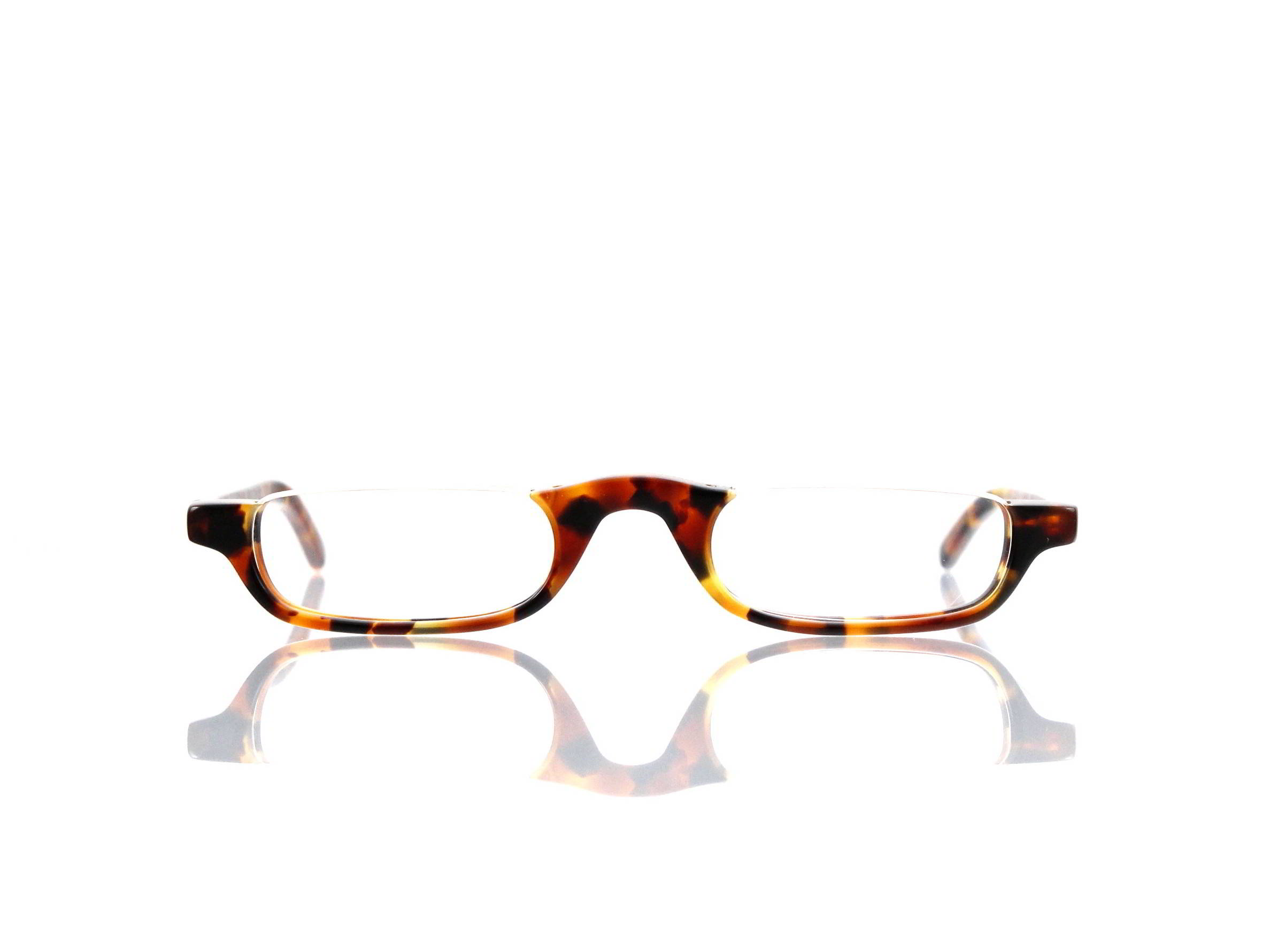 Lesca Lunetier • DL 14 • Col. 3212 • Acetat-Halb-Brillen-Fassung