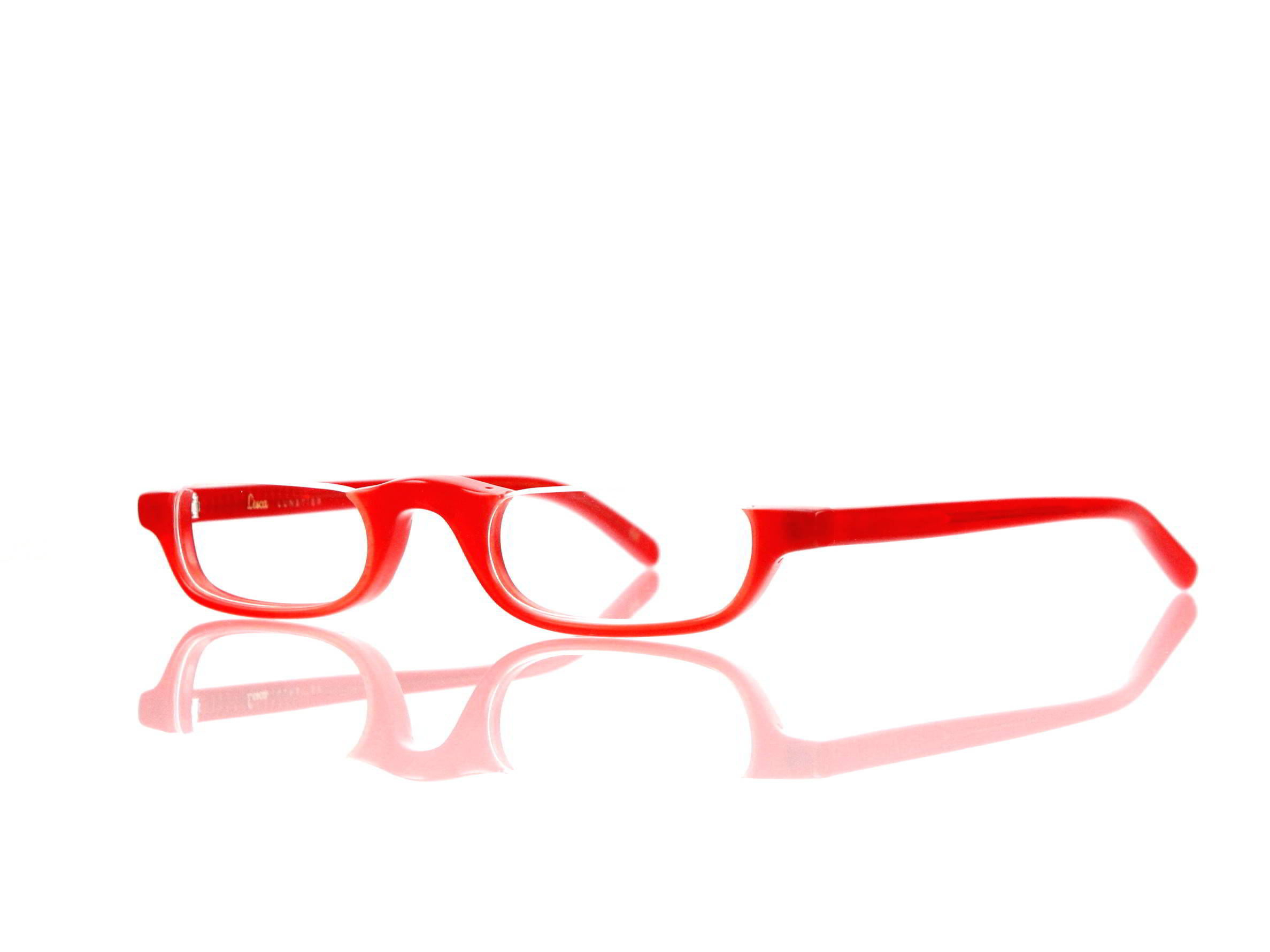 Lesca Lunetier • DL 14 • Col. 218 • Acetat-Halb-Brillen-Fassung