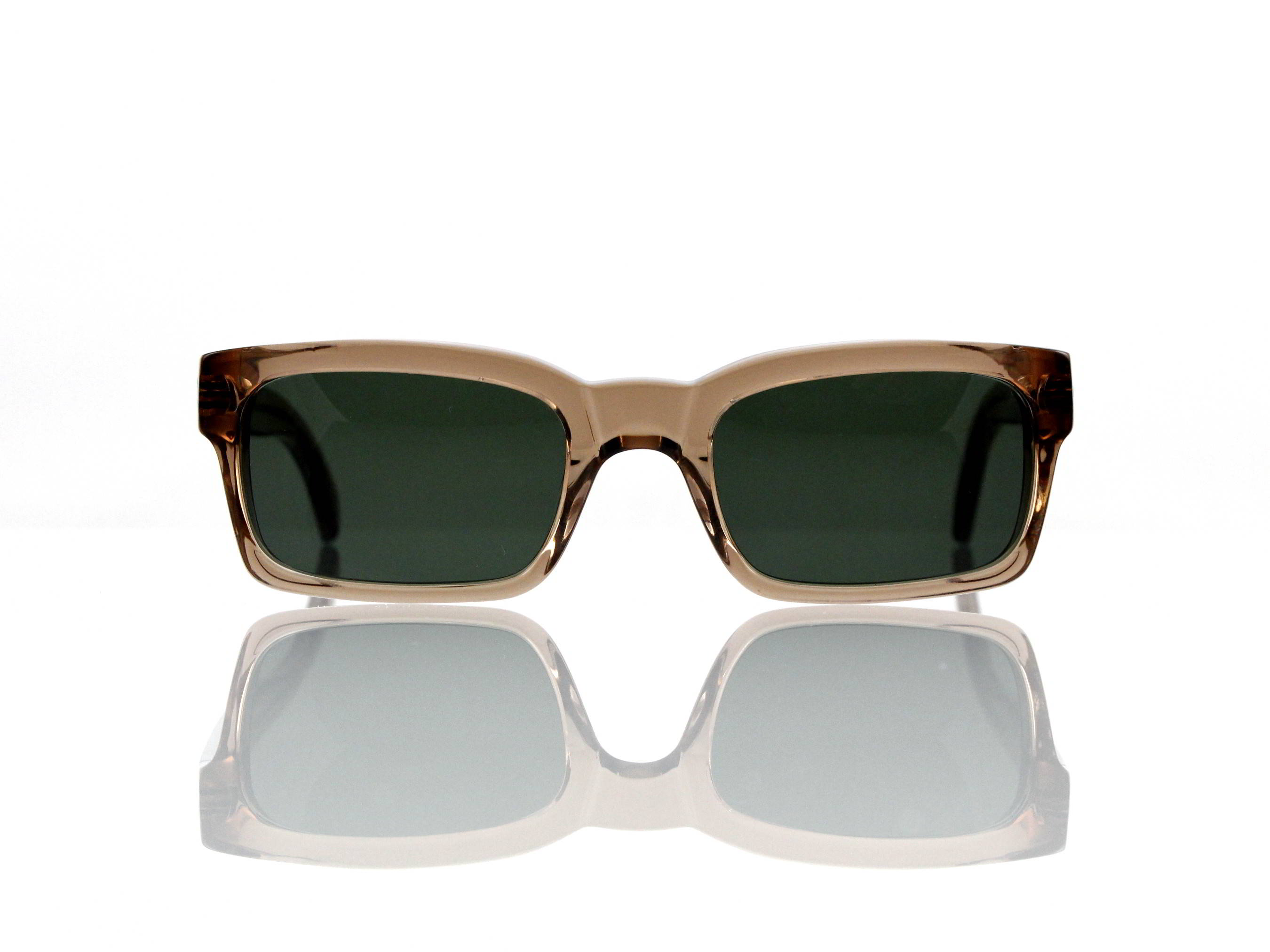 Lesca Lunetier Mod. Bauhaus Sonne Col. 8 Größe 51-19 - 145 mm Kunststoff „Ray Ban“ G 15 graugrün 85%