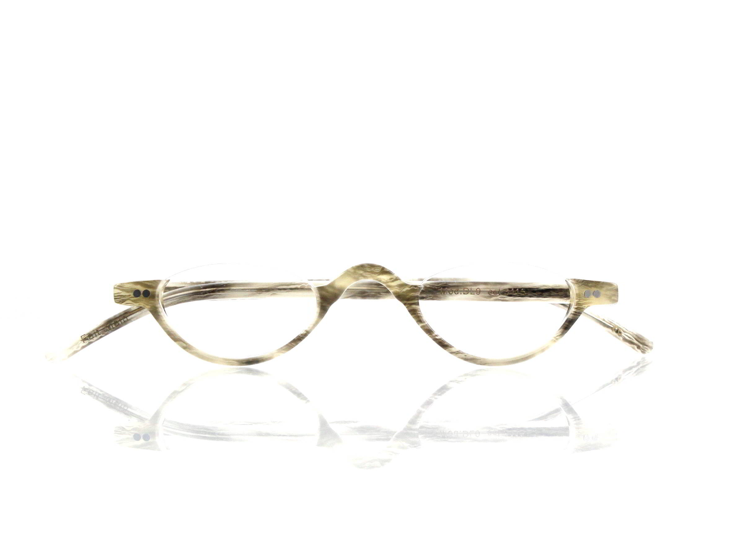 Lesca Lunetier • DL 9 • Col. 3115 • Acetat-Halb-Brillen-Fassung