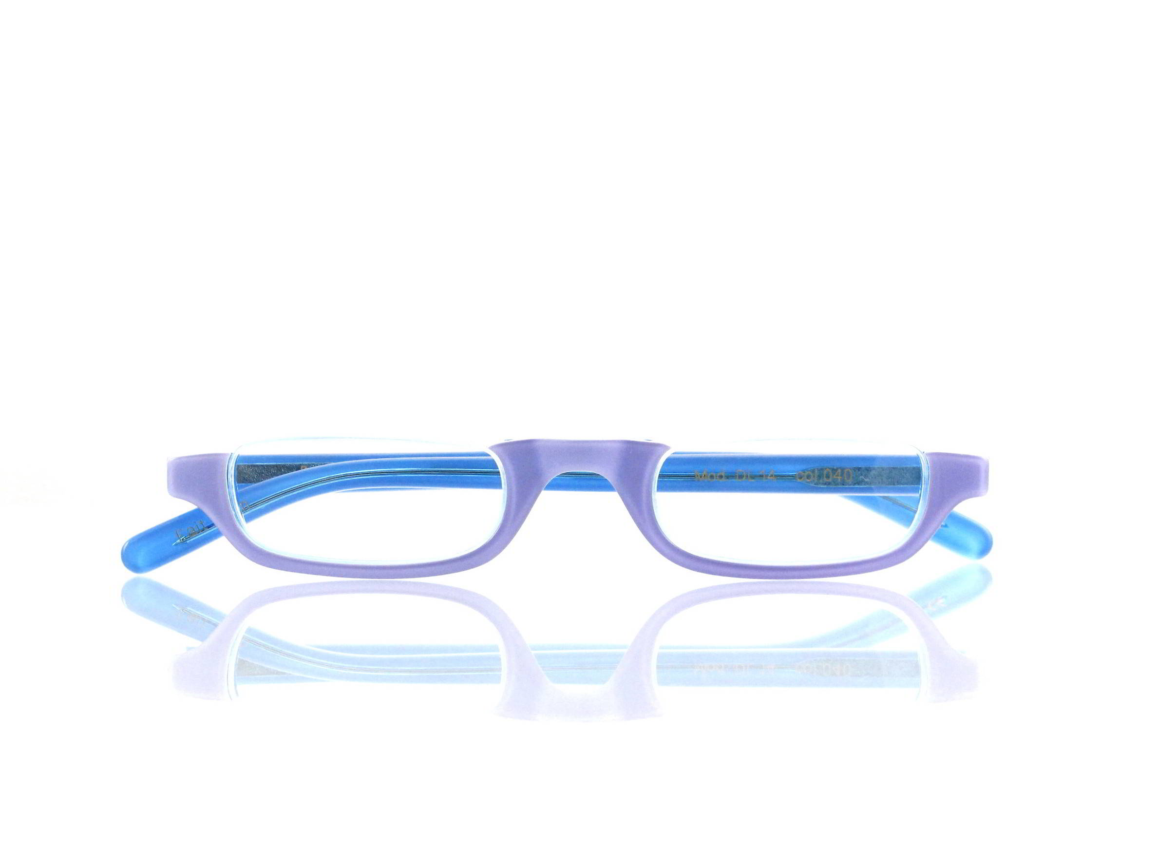 Lesca Lunetier • DL 14 • Col. 040 • Acetat-Halb-Brillen-Fassung