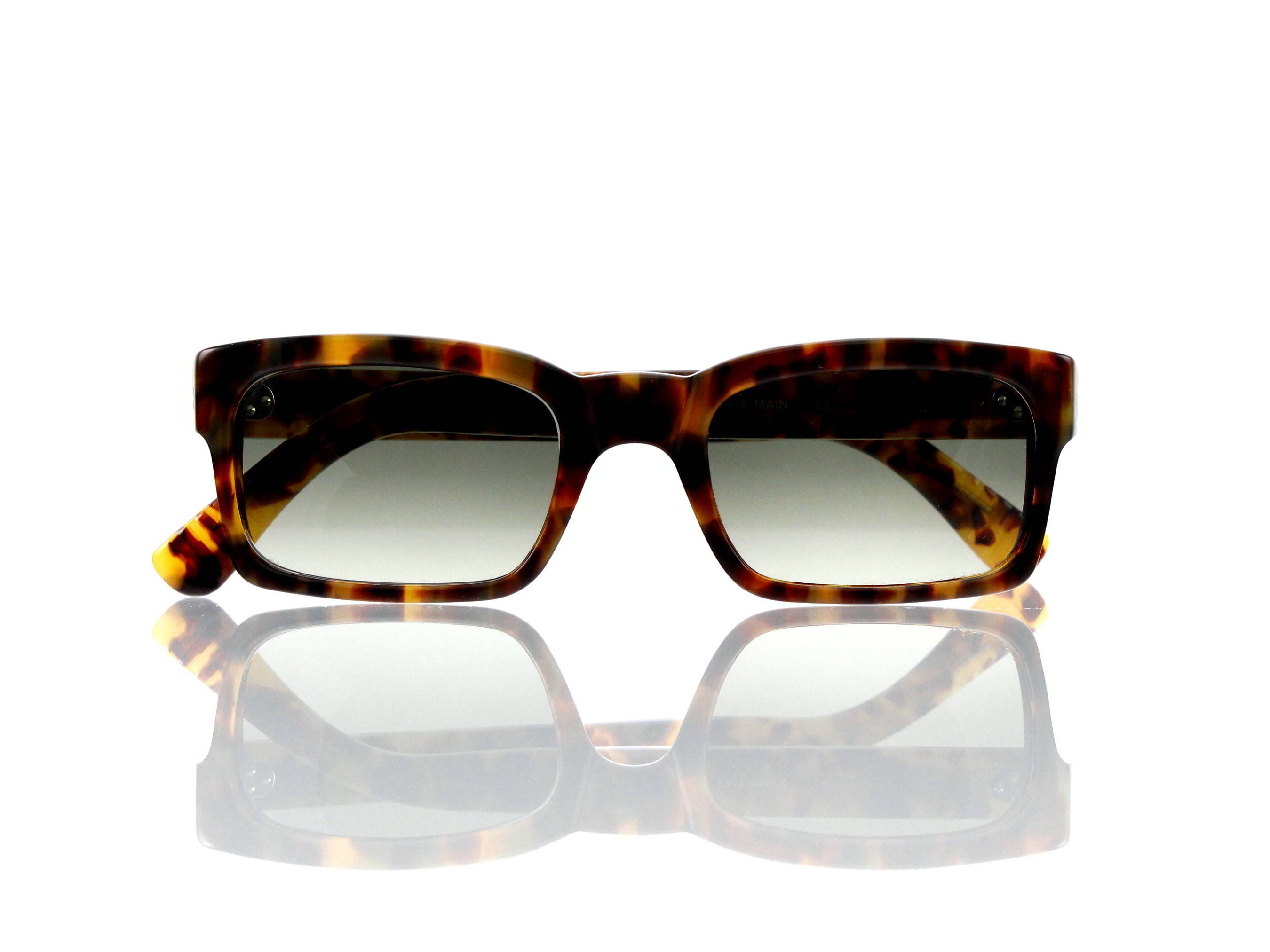Lesca Lunetier Mod. Bauhaus Sonne Col. 4 Größe 51-19 - 145mm Kunststoff  graugrün  verlauf