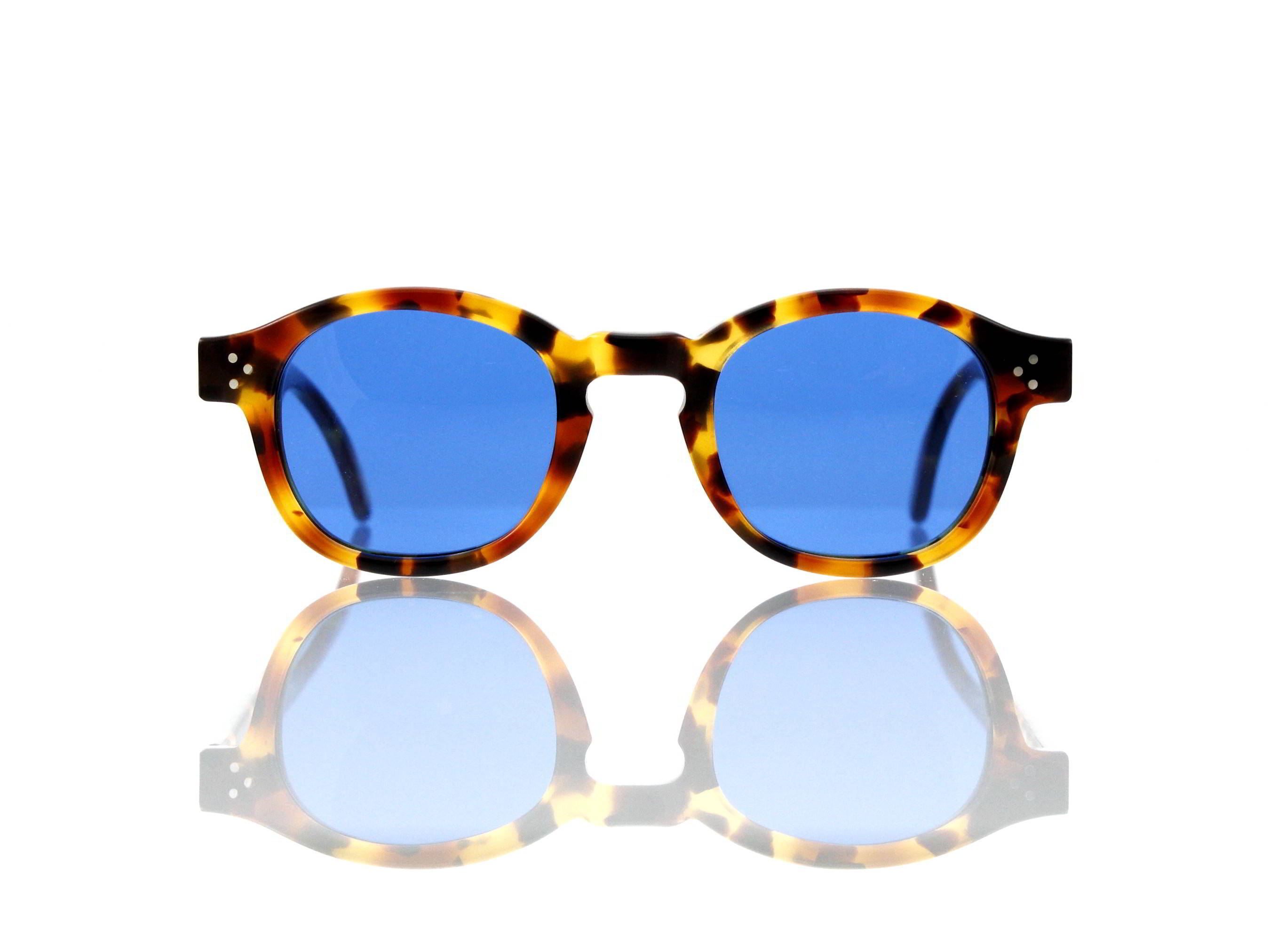 Lesca Lunetier Mod. P.080 Sonne Col. M.252 Größe 44-22 - 145mm Kunststoff blau 70%