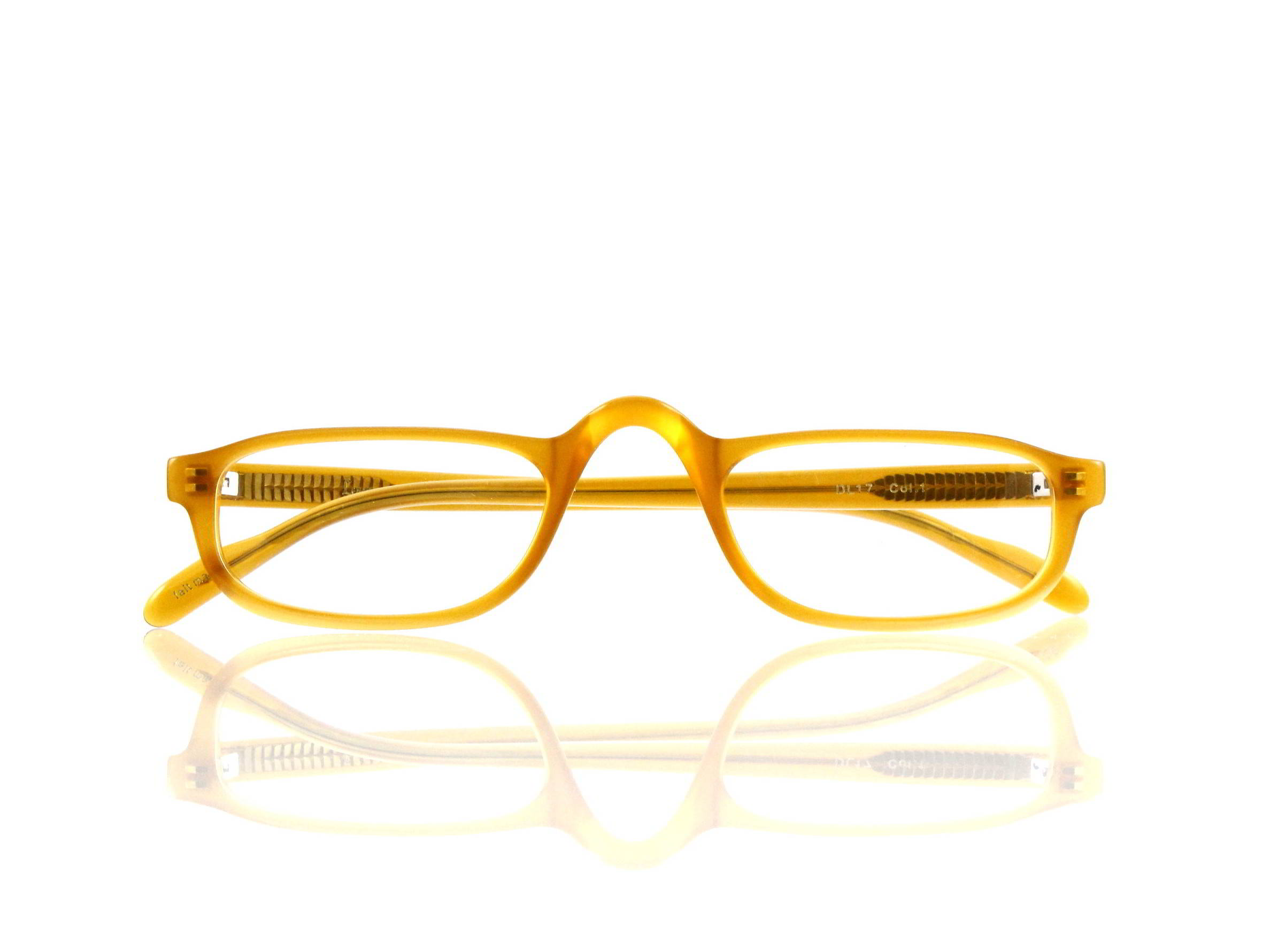 Lesca Lunetier • DL 17 • Col. 1 • Acetat-Halb-Brillen-Fassung