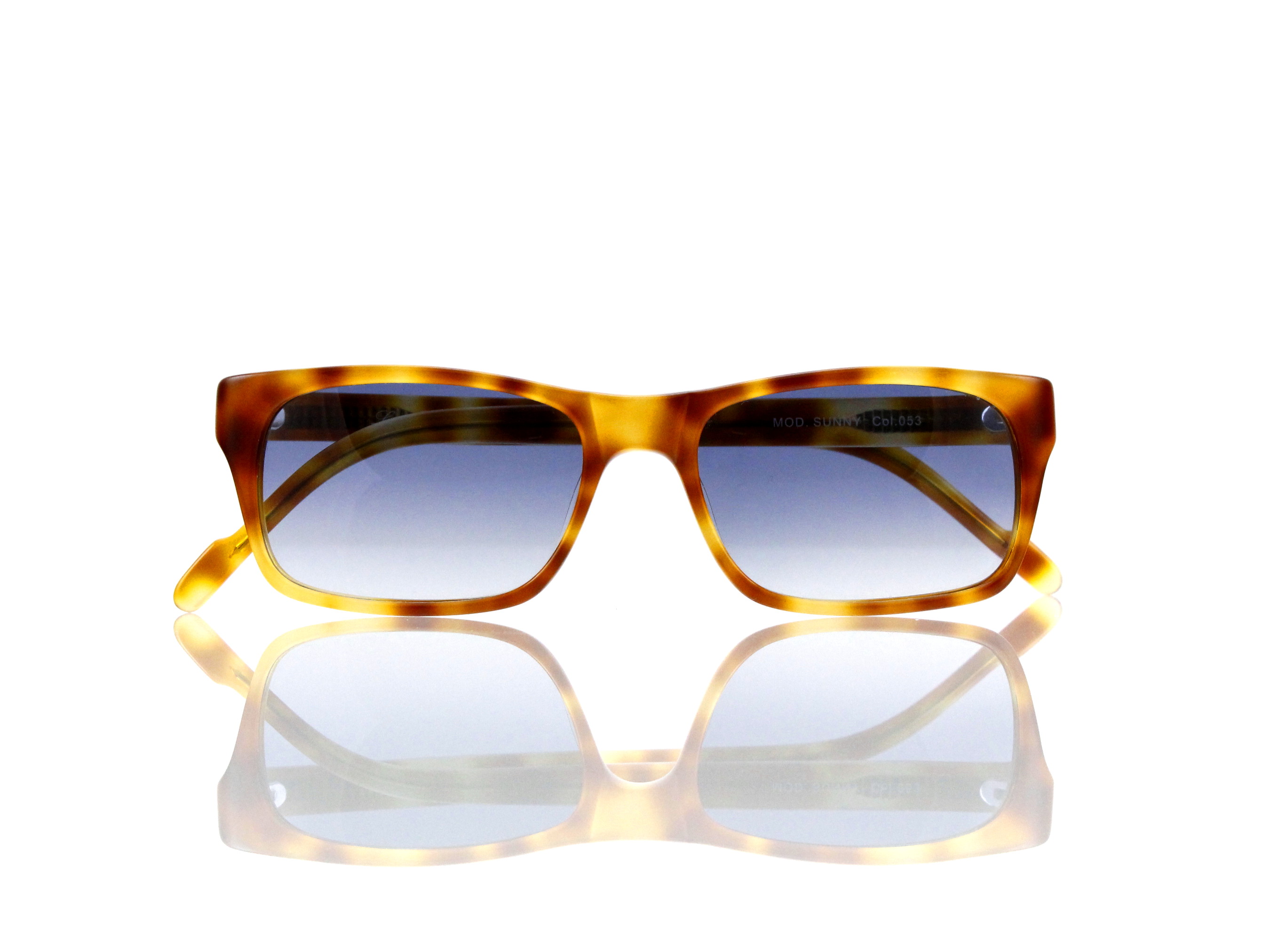 Lesca Lunetier Mod. Sunny Sonne „Original Vintage“ Col. 053 grau blau verlauf Kunststoff