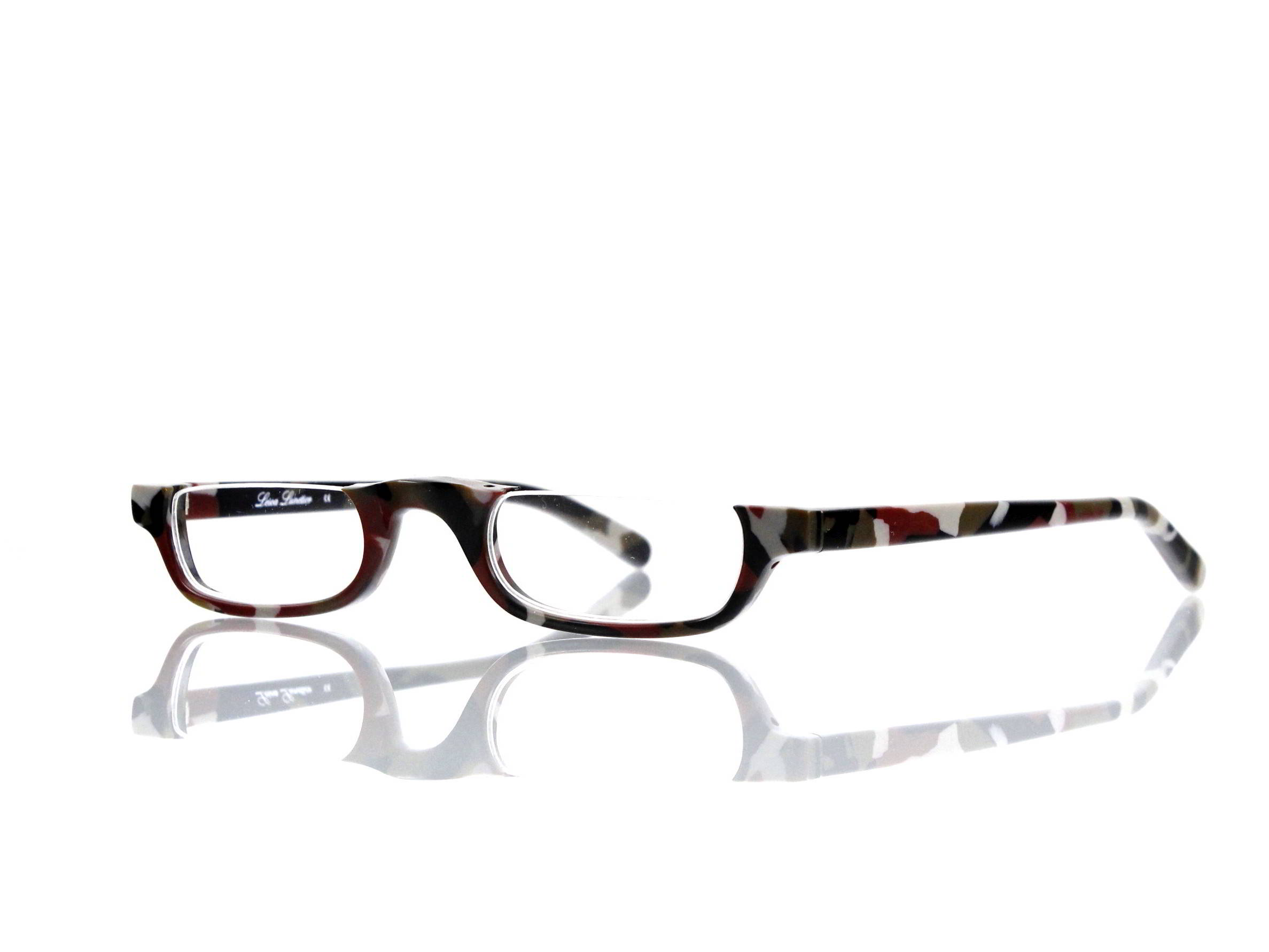 Lesca Lunetier • DL 14 • Col. 1281 • Acetat-Halb-Brillen-Fassung