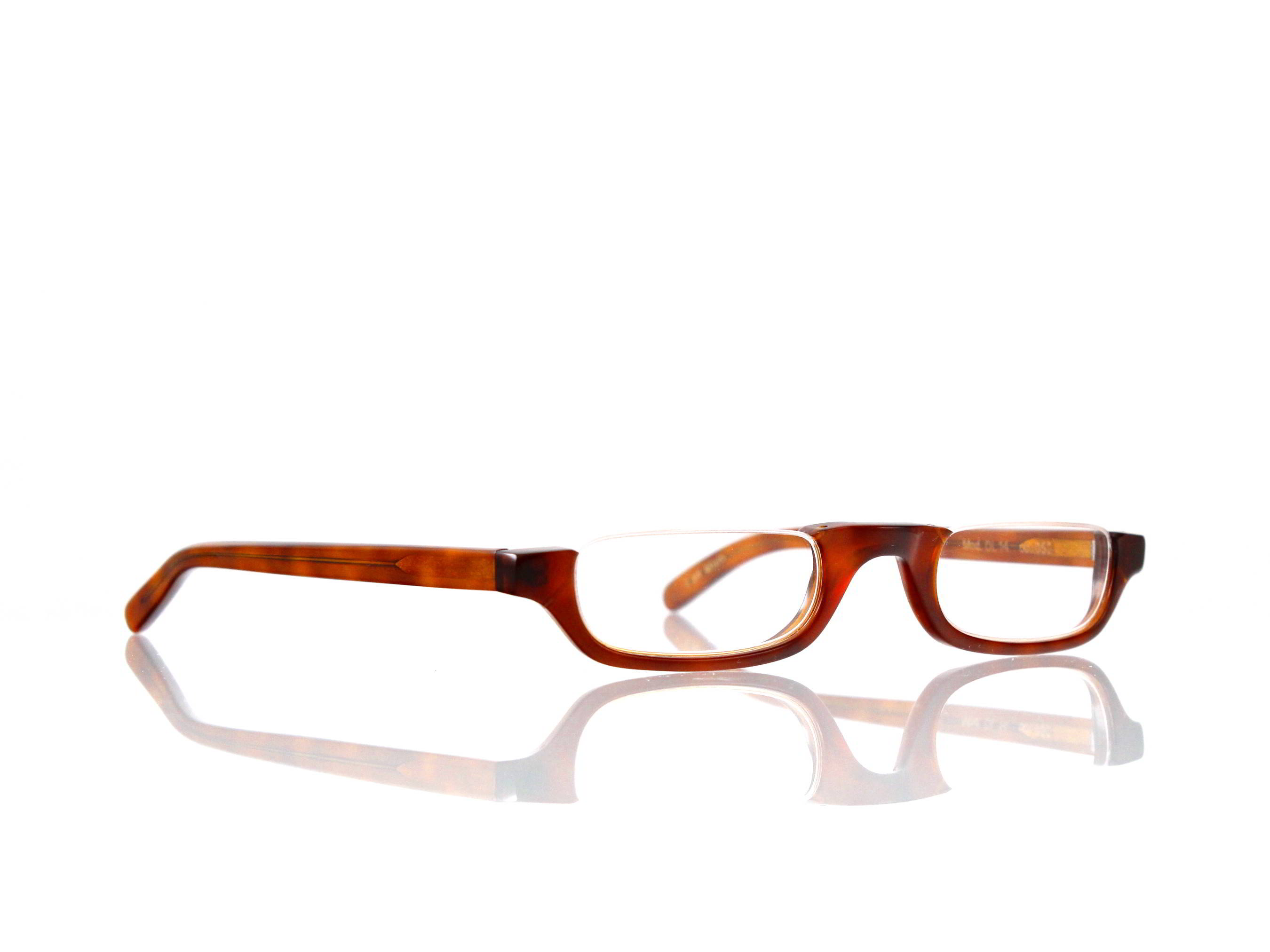 Lesca Lunetier • DL 14 • Col. 053 • Acetat-Halb-Brillen-Fassung