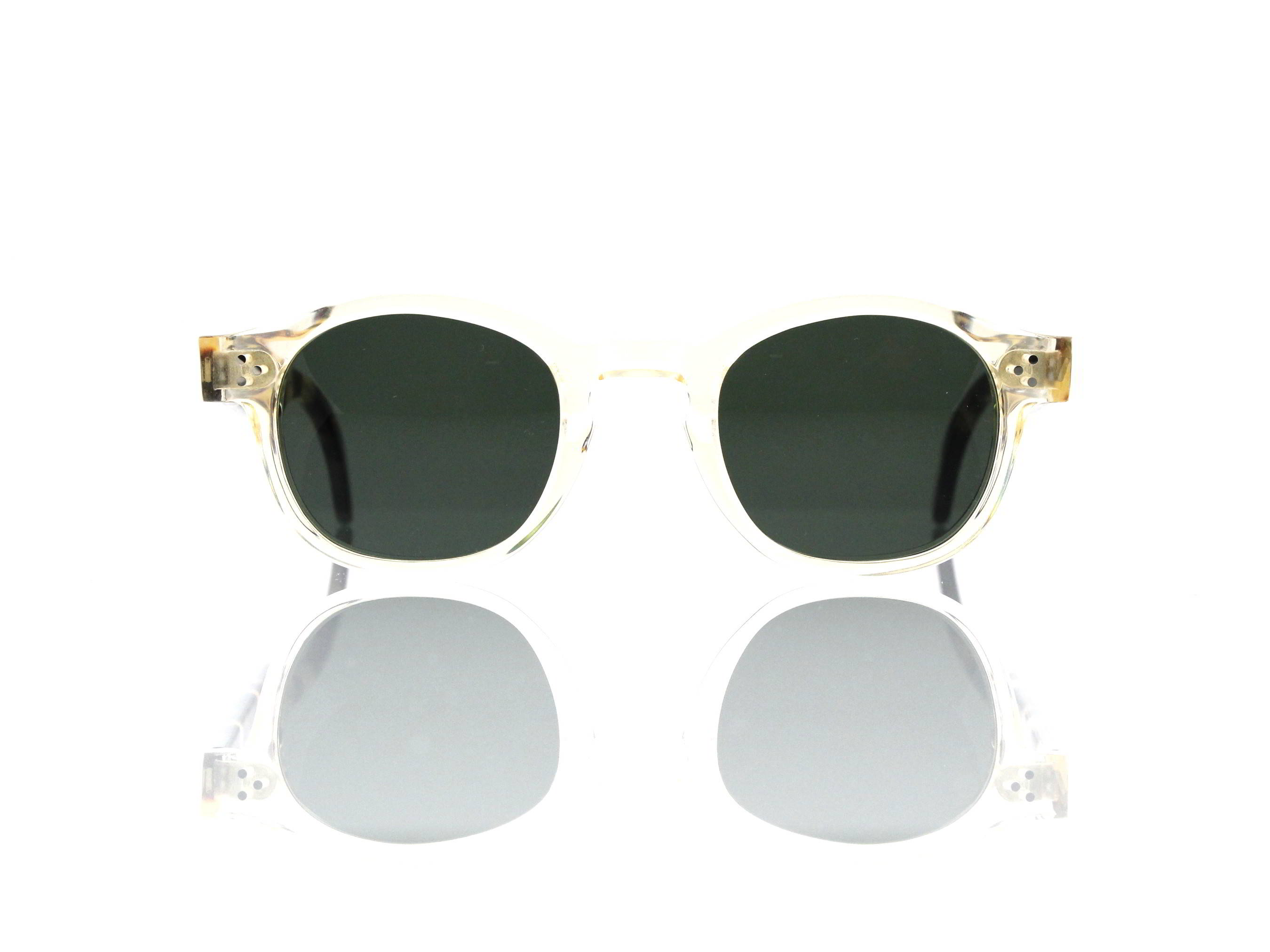 Lesca Lunetier Mod. P.080 Sonne Col. S186 Größe 44-22 - 145mm Kunststoff „Ray Ban“ G 15 graugrün 85%