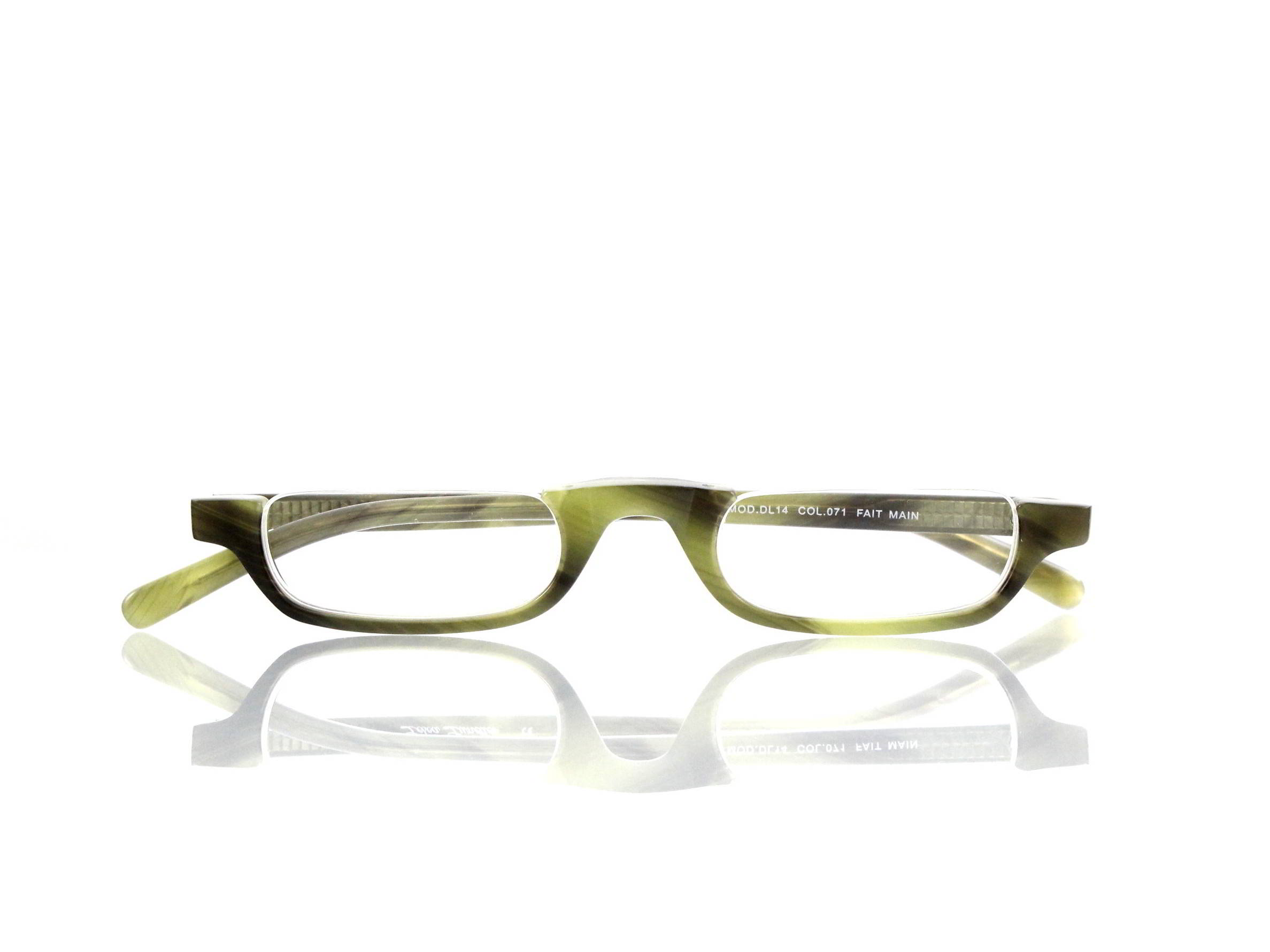 Lesca Lunetier • DL 14 • Col. 071 • Acetat-Halb-Brillen-Fassung