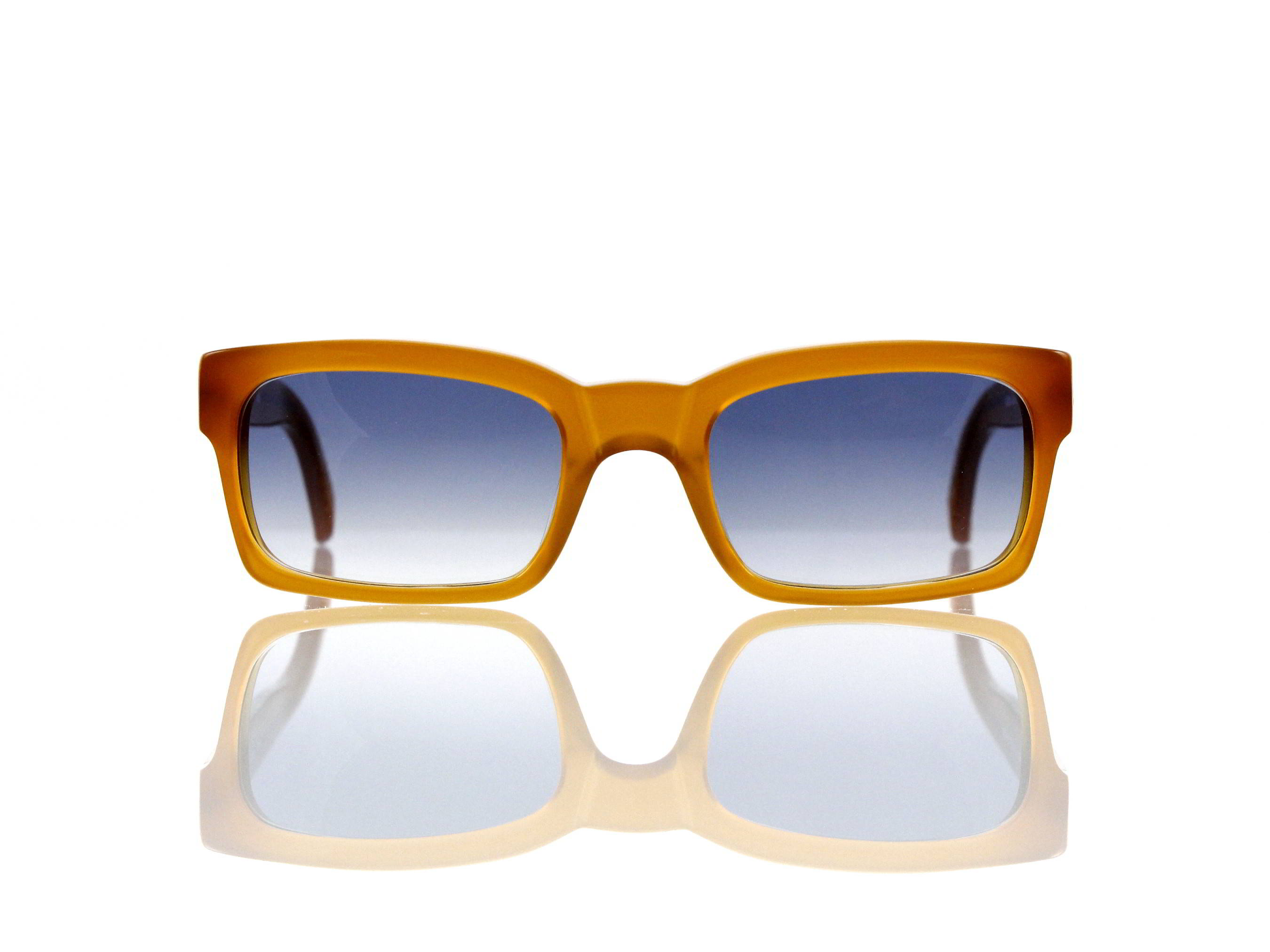 Lesca Lunetier Mod. Bauhaus Sonne Col. 6 Größe 51-19 - 145mm Kunststoff blaugrau verlauf