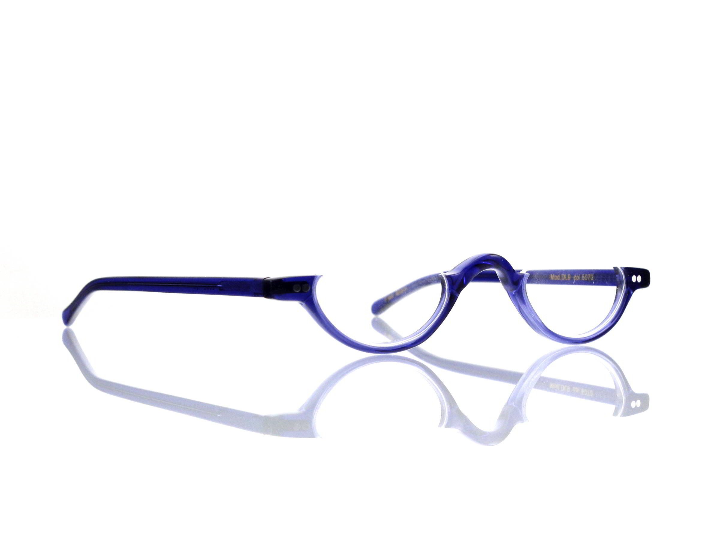 Lesca Lunetier • DL 9 • Col. 5070 • Acetat-Halb-Brillen-Fassung