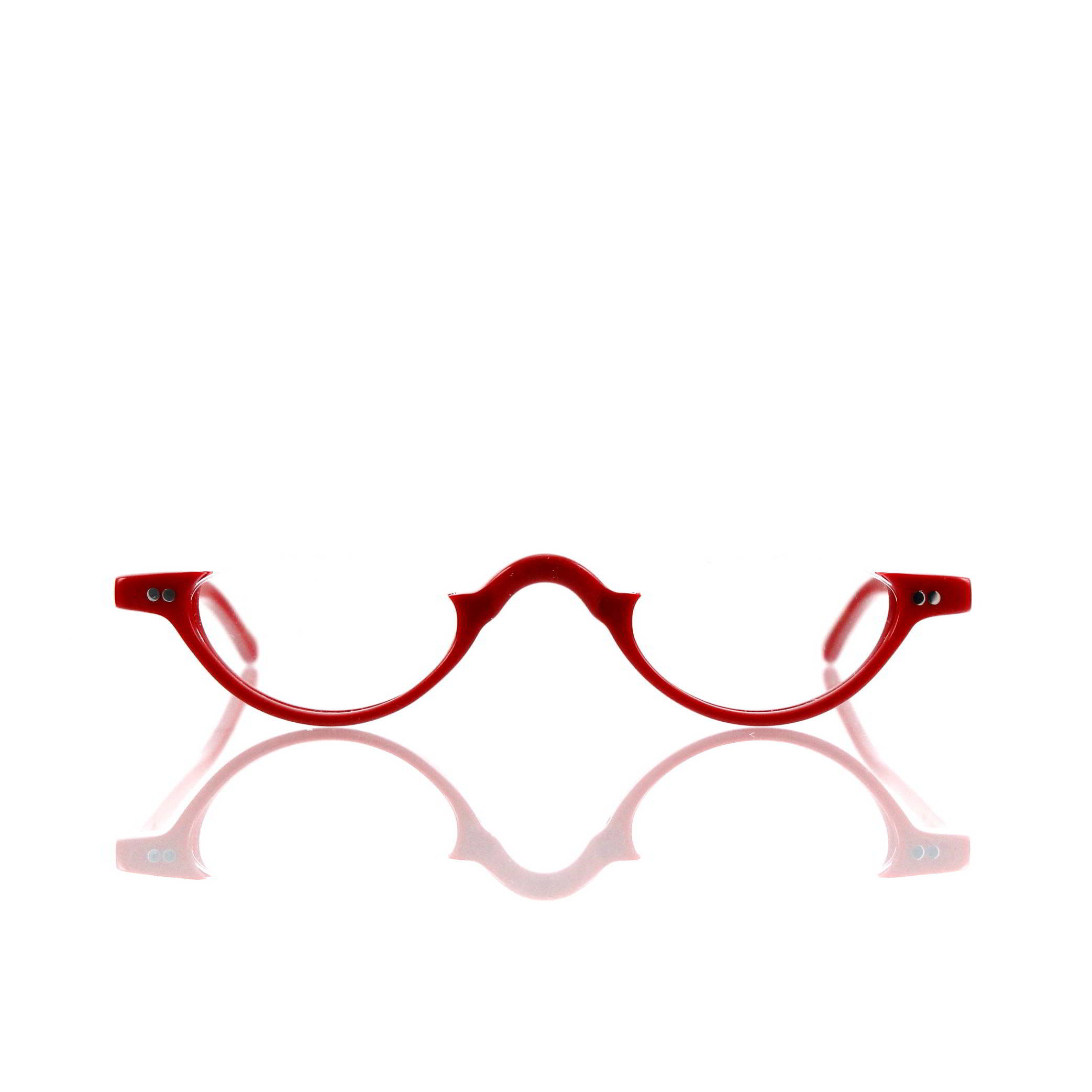 Lesca Lunetier • DL 9 • Col. 1113 • Acetat-Halb-Brillen-Fassung