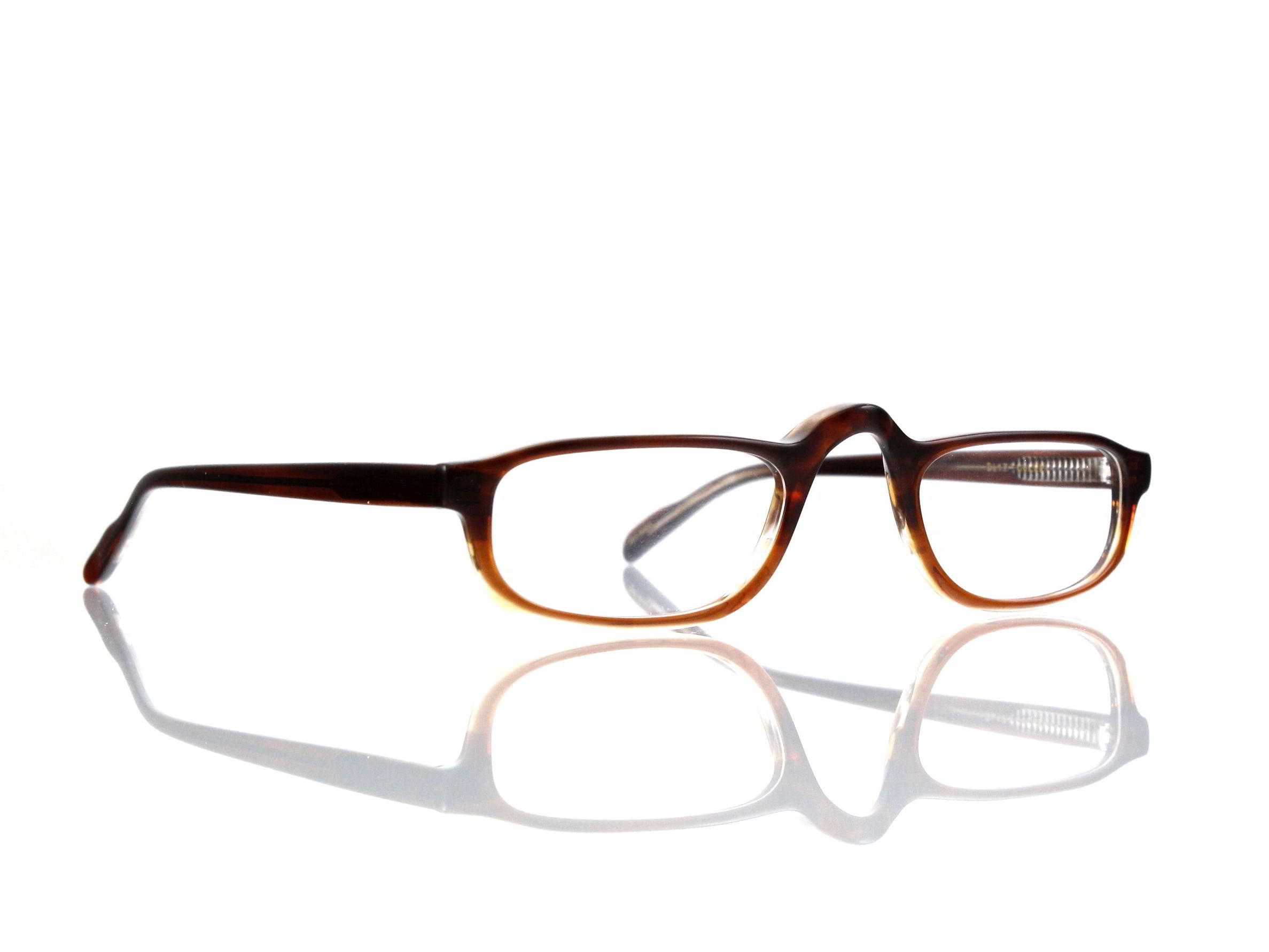 Lesca Lunetier • DL 17 • Col. 22 • Acetat-Halb-Brillen-Fassung