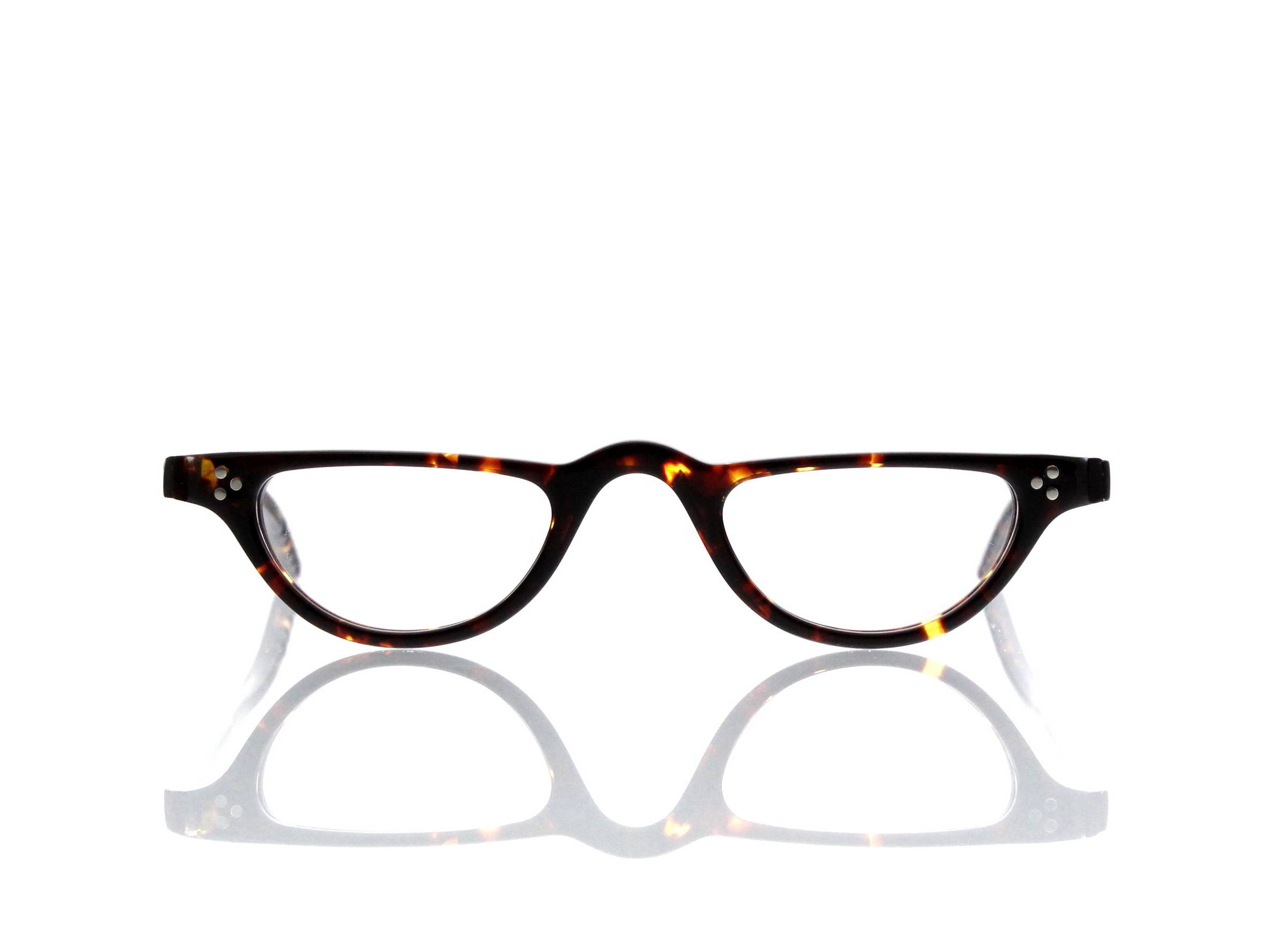 Lesca Lunetier • DL 23 • Col. 424 • Acetat-Halb-Brillen-Fassung