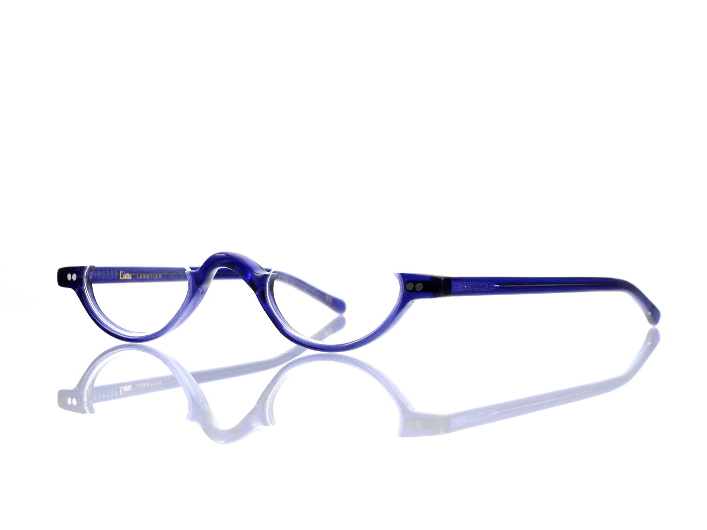 Lesca Lunetier • DL 9 • Col. 5070 • Acetat-Halb-Brillen-Fassung