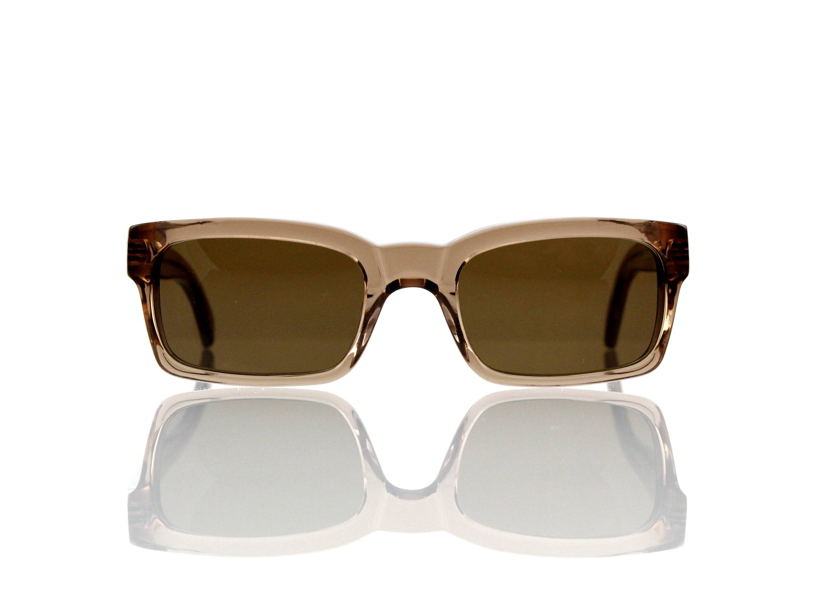 Lesca Lunetier Mod. Bauhaus Sonne Col. 8 Größe 51-19 - 145mm Kunststoff braun 85%
