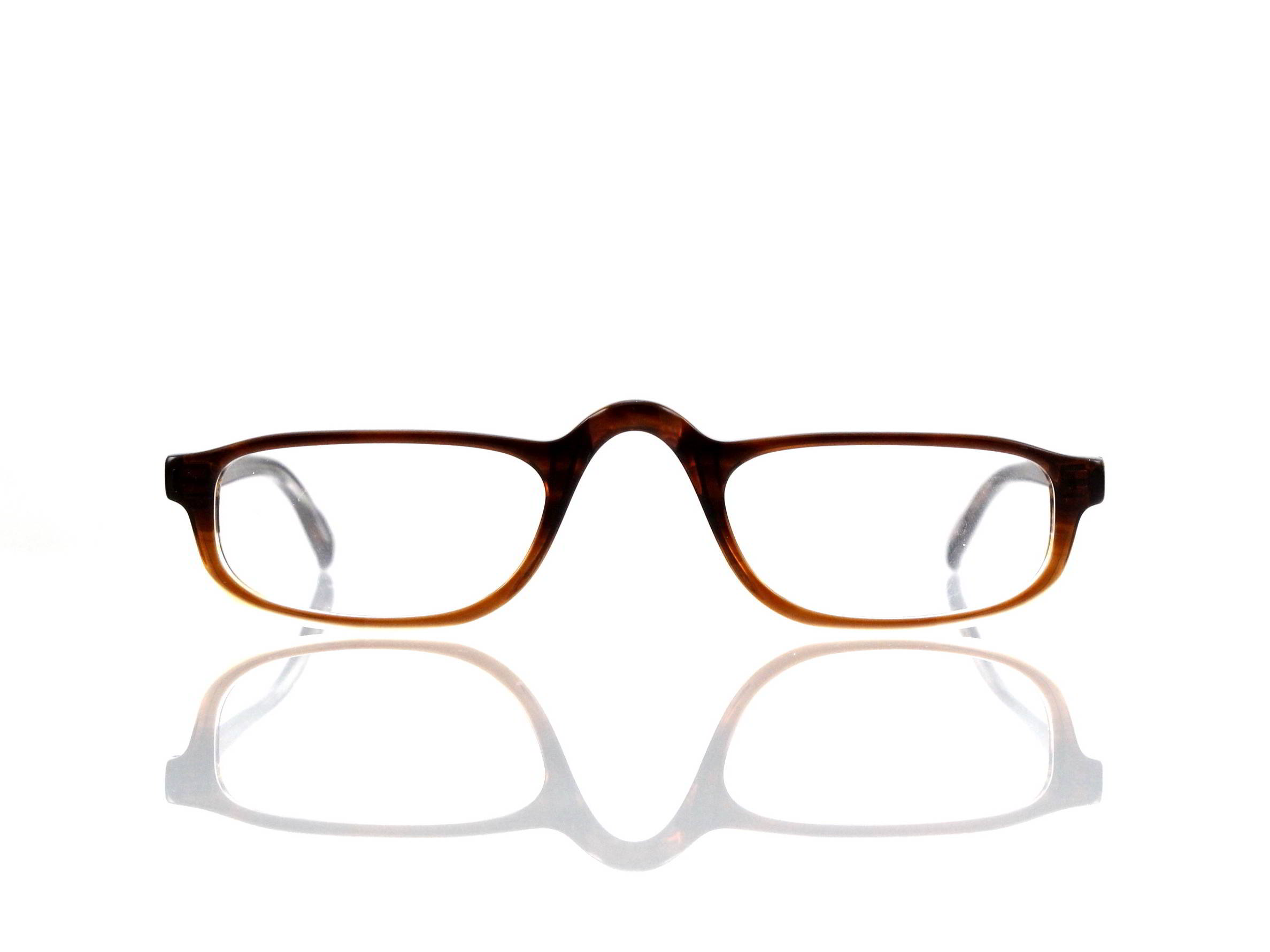 Lesca Lunetier • DL 17 • Col. 22 • Acetat-Halb-Brillen-Fassung