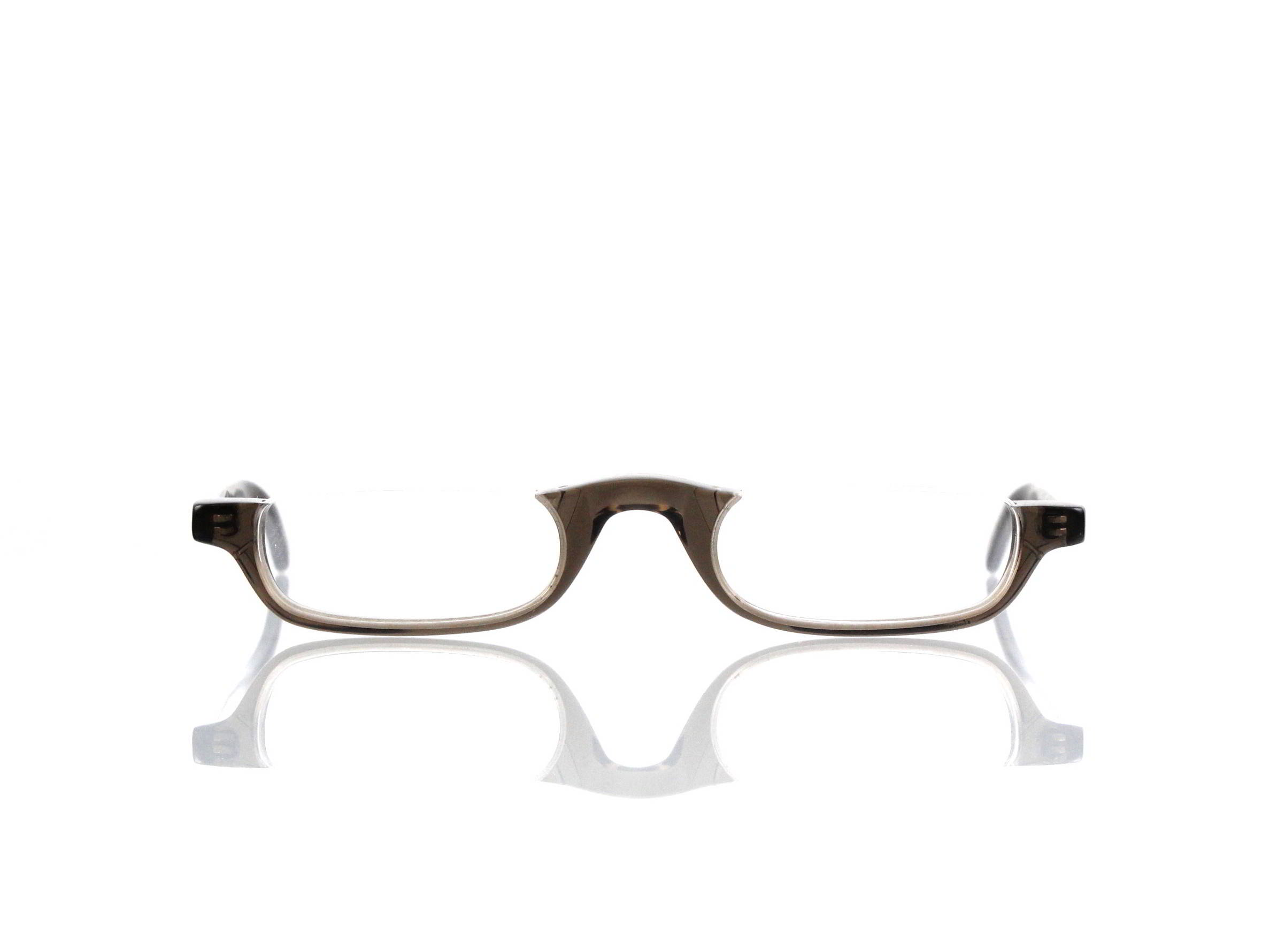 Lesca Lunetier • DL 14 • Col. grey • Acetat-Halb-Brillen-Fassung