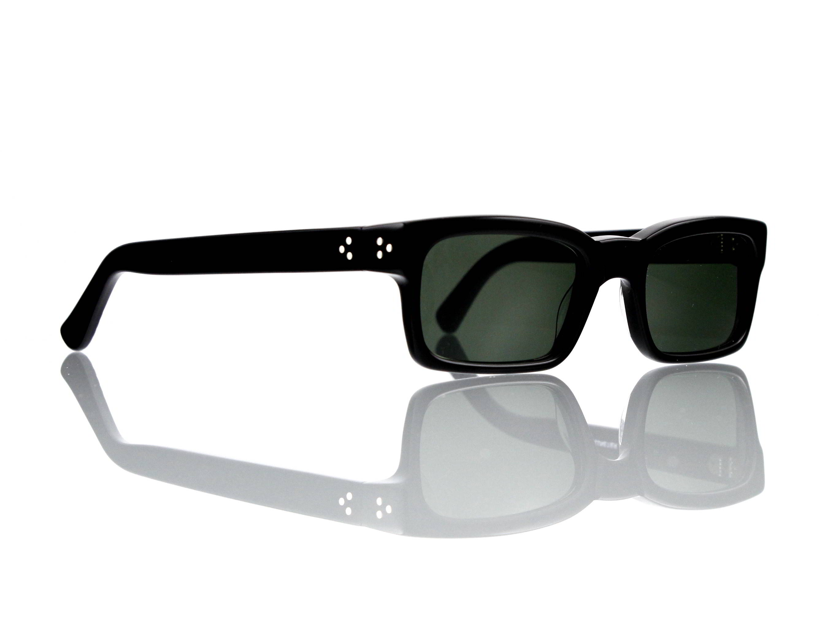 Lesca Lunetier Mod. Bauhaus Sonne Col. 1 Größe 51-19 - 145 mm Kunststoff „Ray Ban“ G 15 graugrün 85%