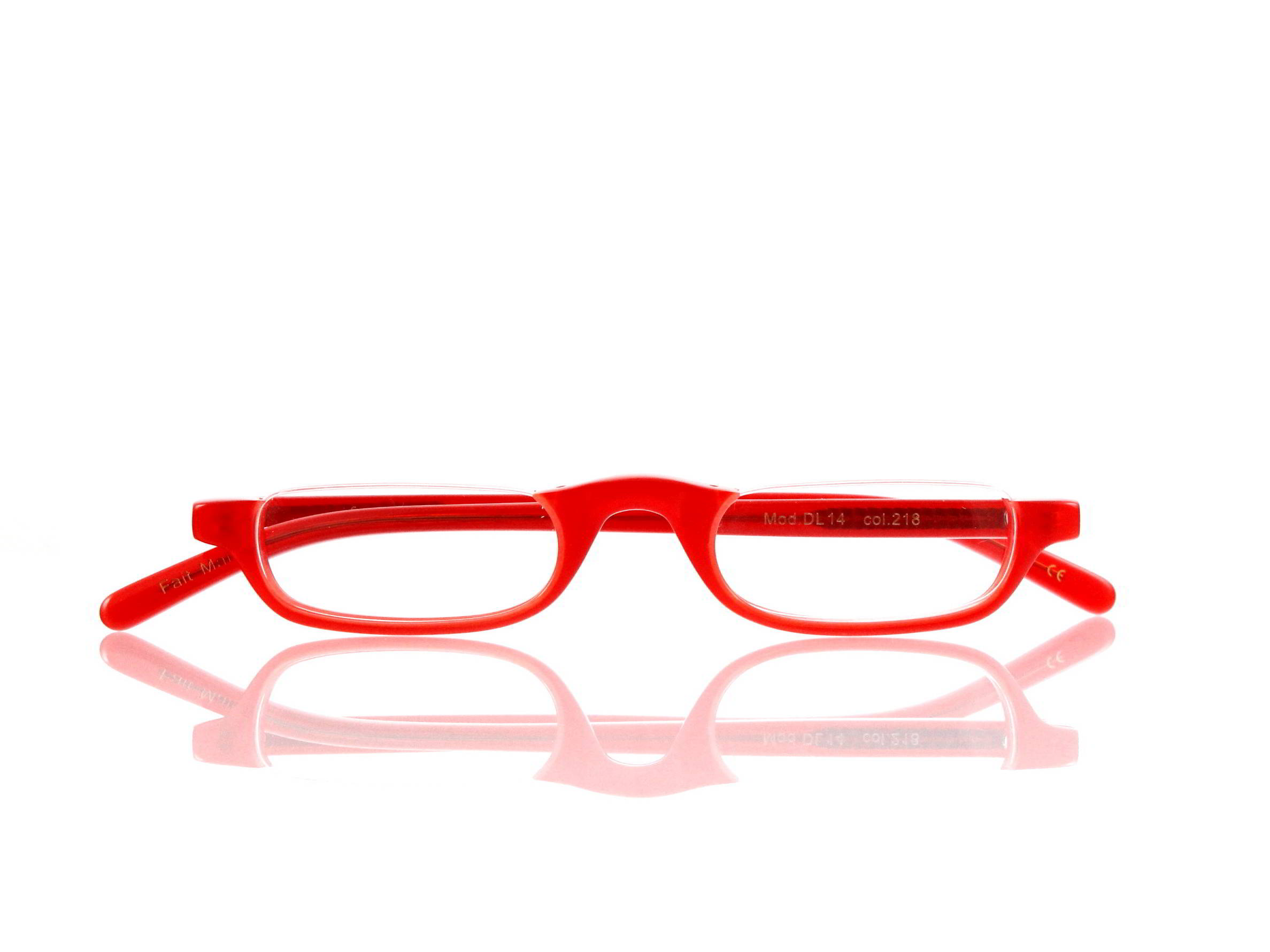 Lesca Lunetier • DL 14 • Col. 218 • Acetat-Halb-Brillen-Fassung
