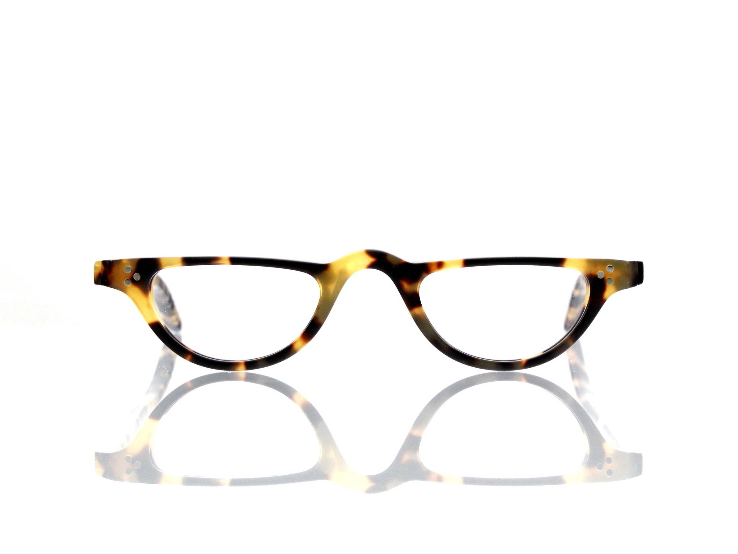 Lesca Lunetier • DL 23 • Col. 228 • Acetat-Halb-Brillen-Fassung