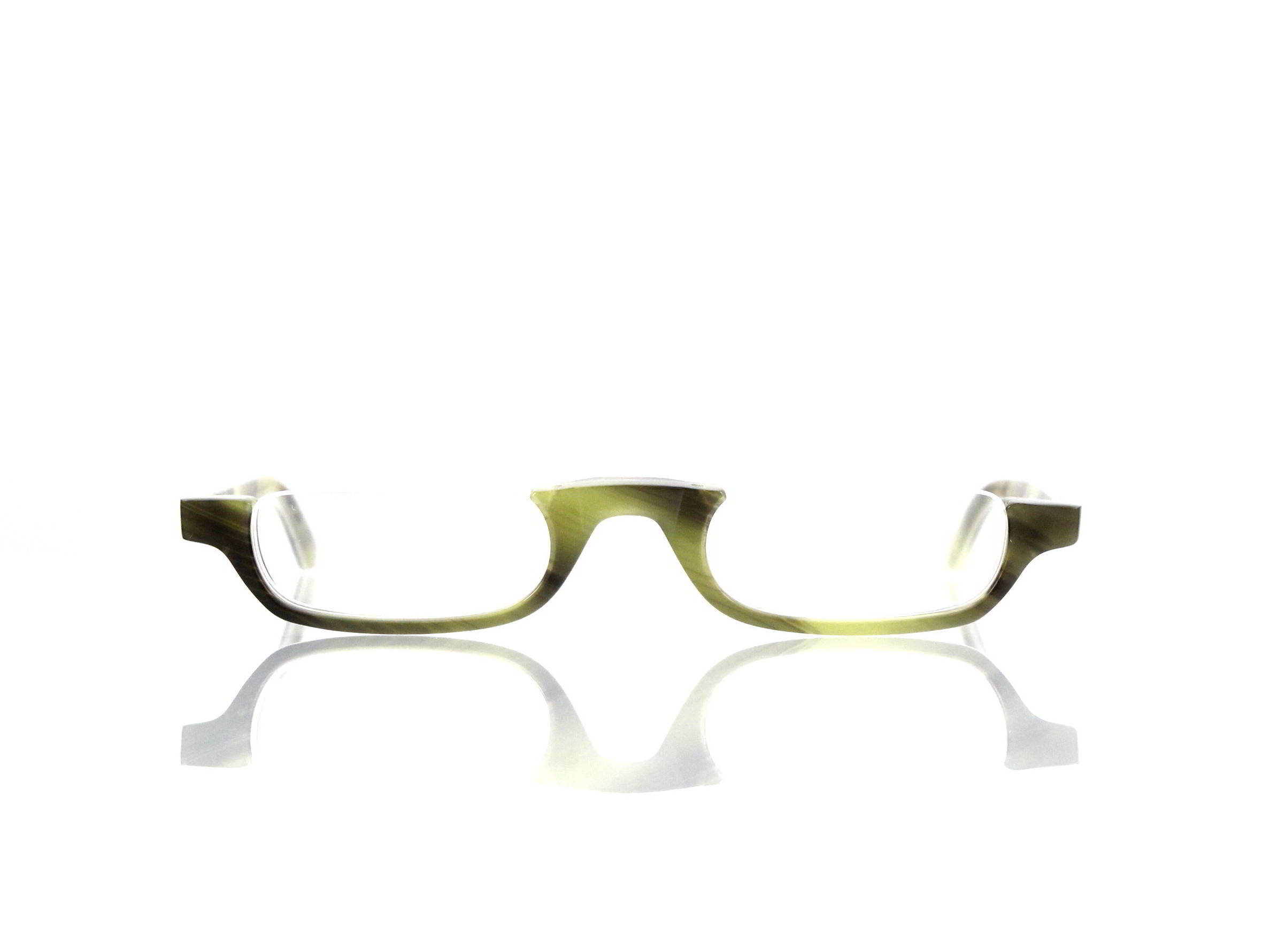 Lesca Lunetier • DL 14 • Col. 071 • Acetat-Halb-Brillen-Fassung