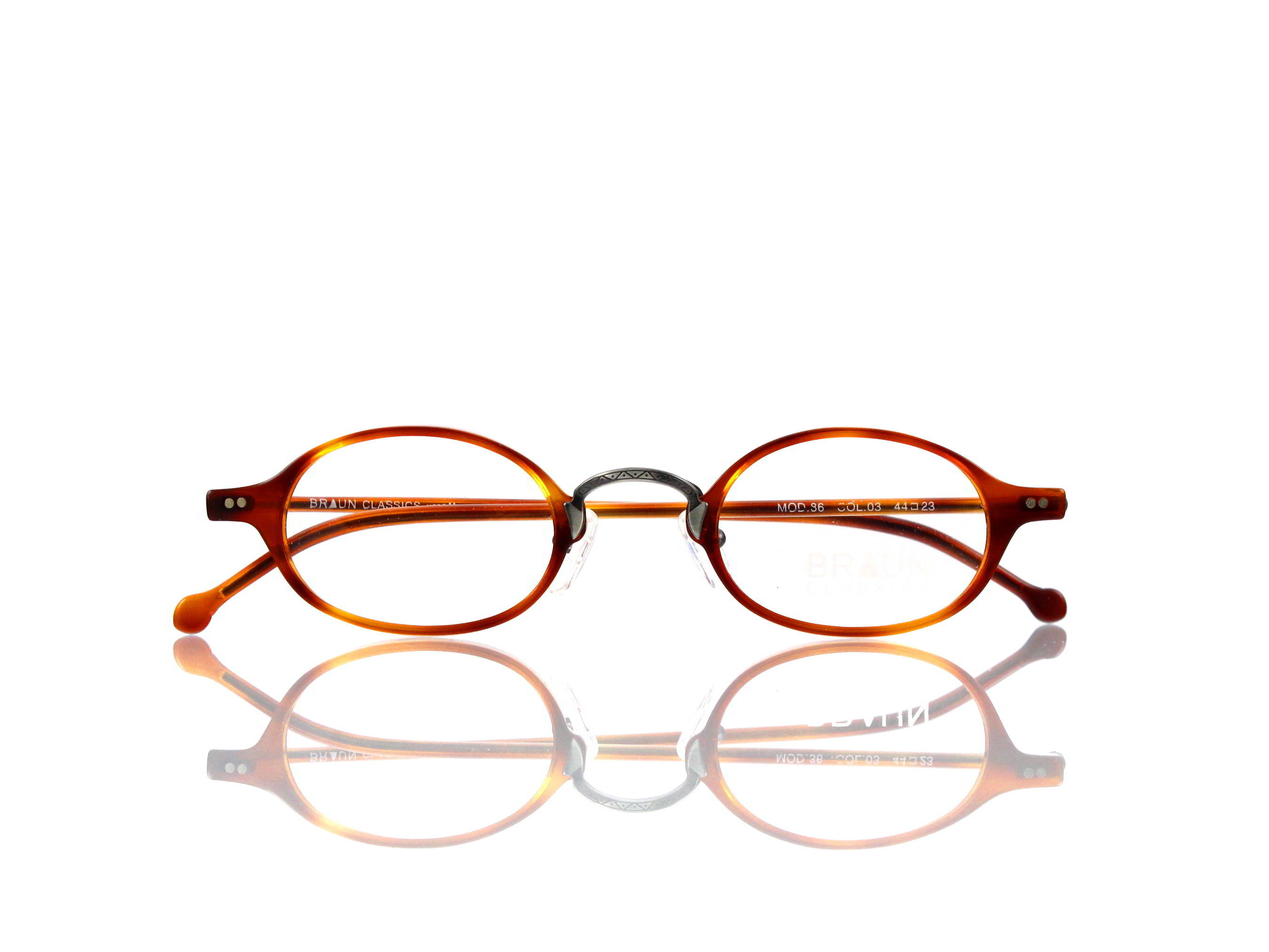 Braun Classics • Acetat • Modell 86 • F 3 • Größe 44-23-145 mm