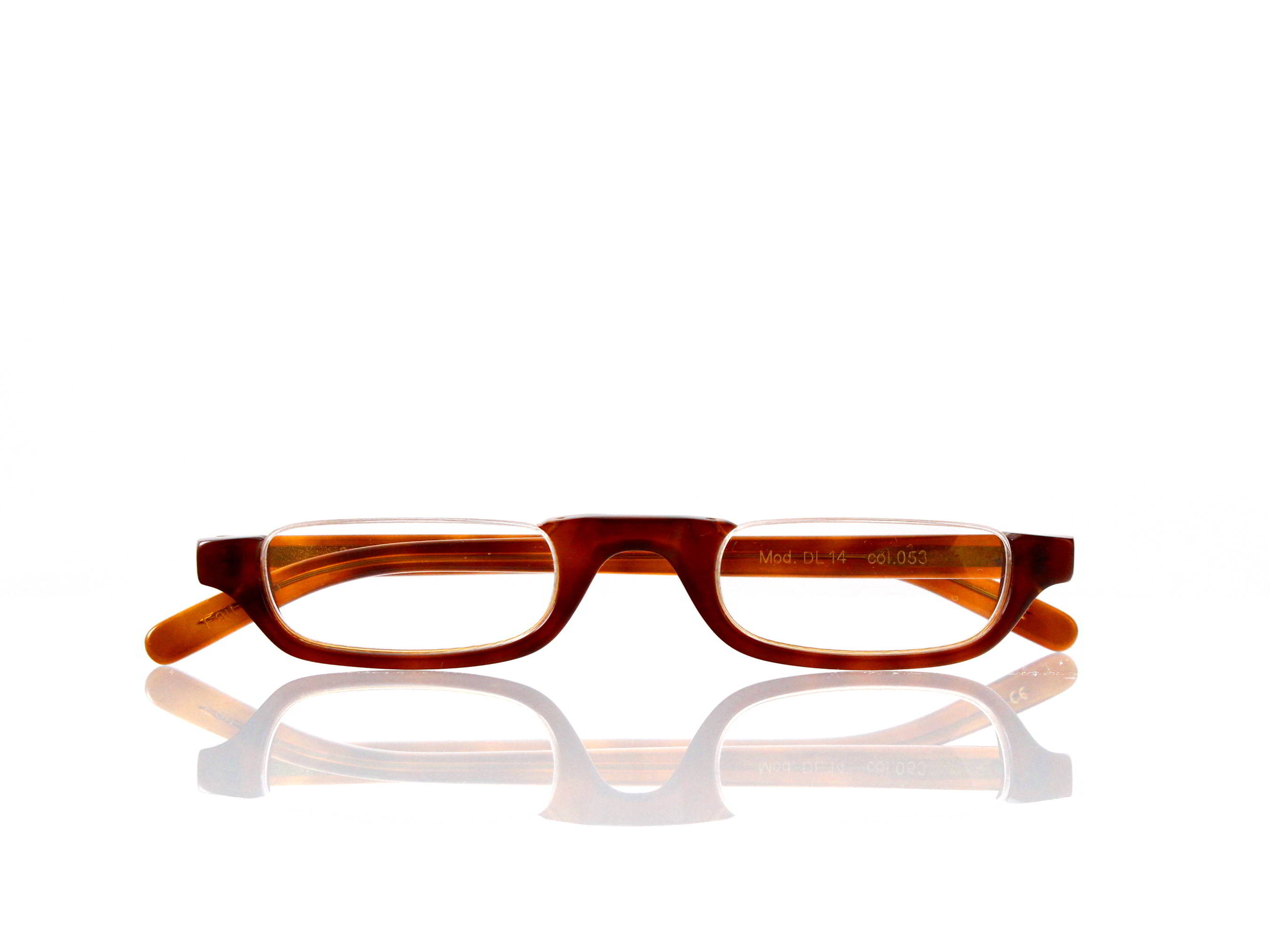 Lesca Lunetier • DL 14 • Col. 053 • Acetat-Halb-Brillen-Fassung