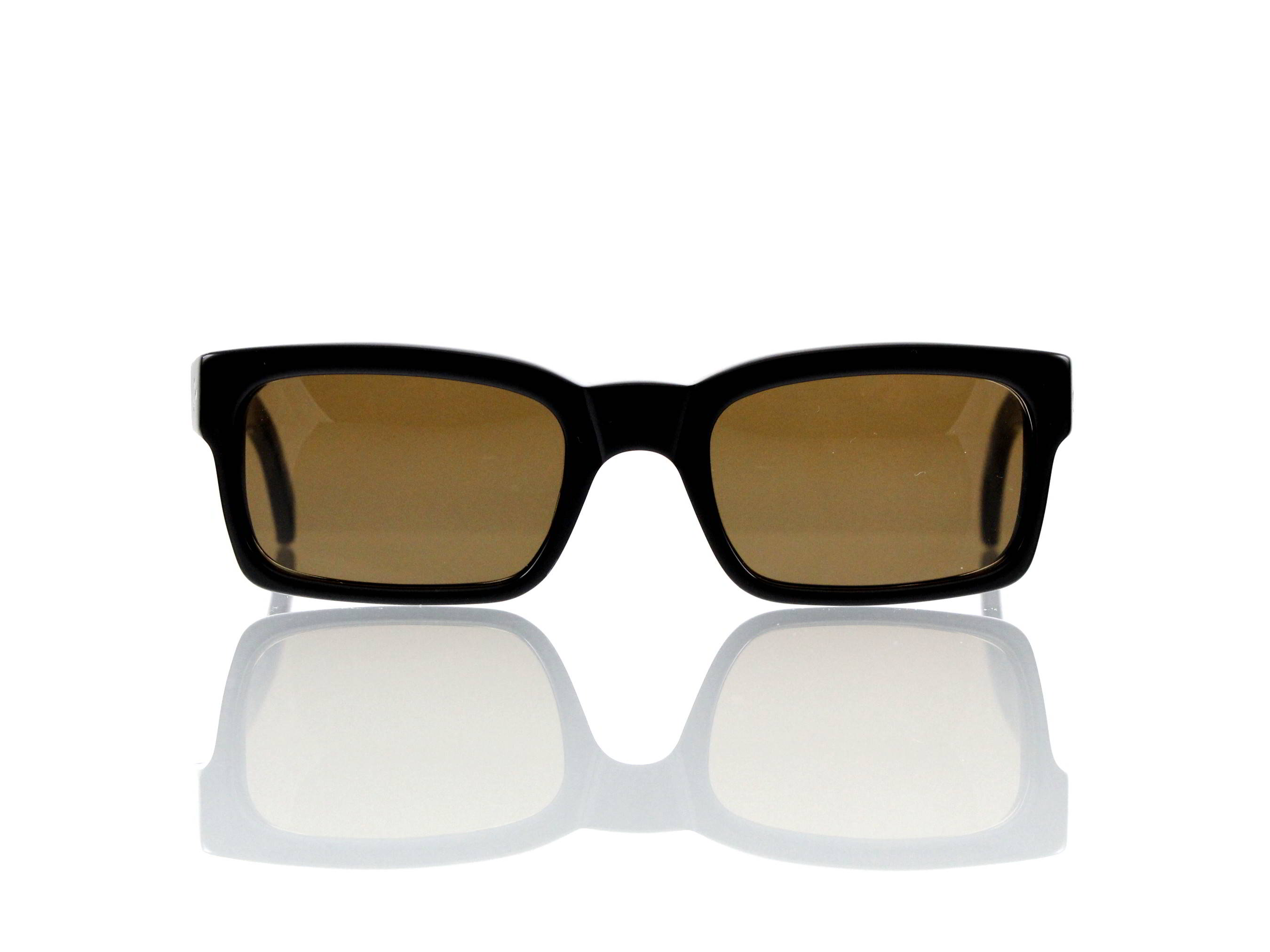 Lesca Lunetier Mod. Bauhaus Sonne Col. 1 Größe 51-19 - 145mm Kunststoff braun 85%
