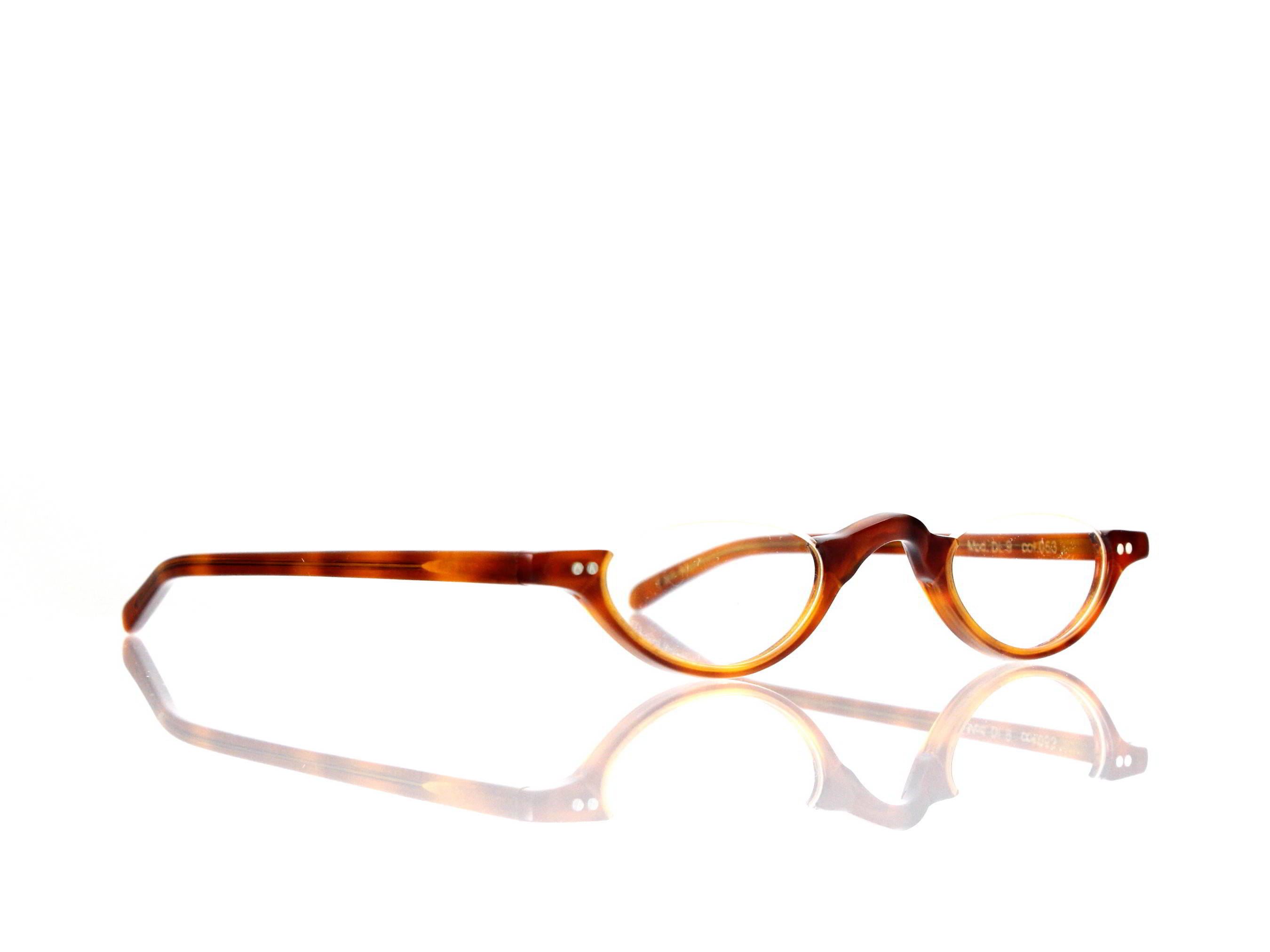 Lesca Lunetier • DL 9 • Col. 053 • Acetat-Halb-Brillen-Fassung