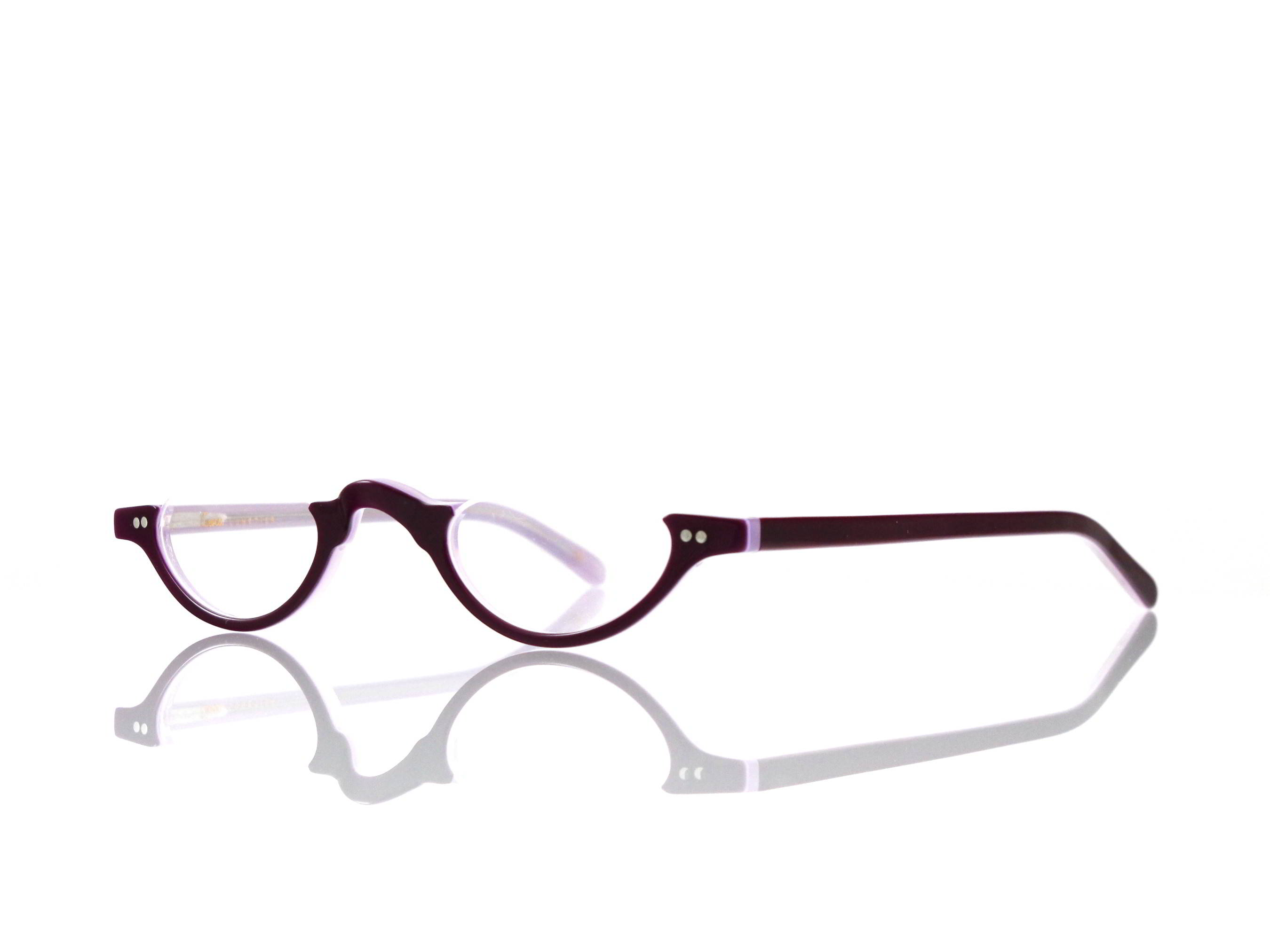 Lesca Lunetier • DL 9 • Col. 14149 • Acetat-Halb-Brillen-Fassung