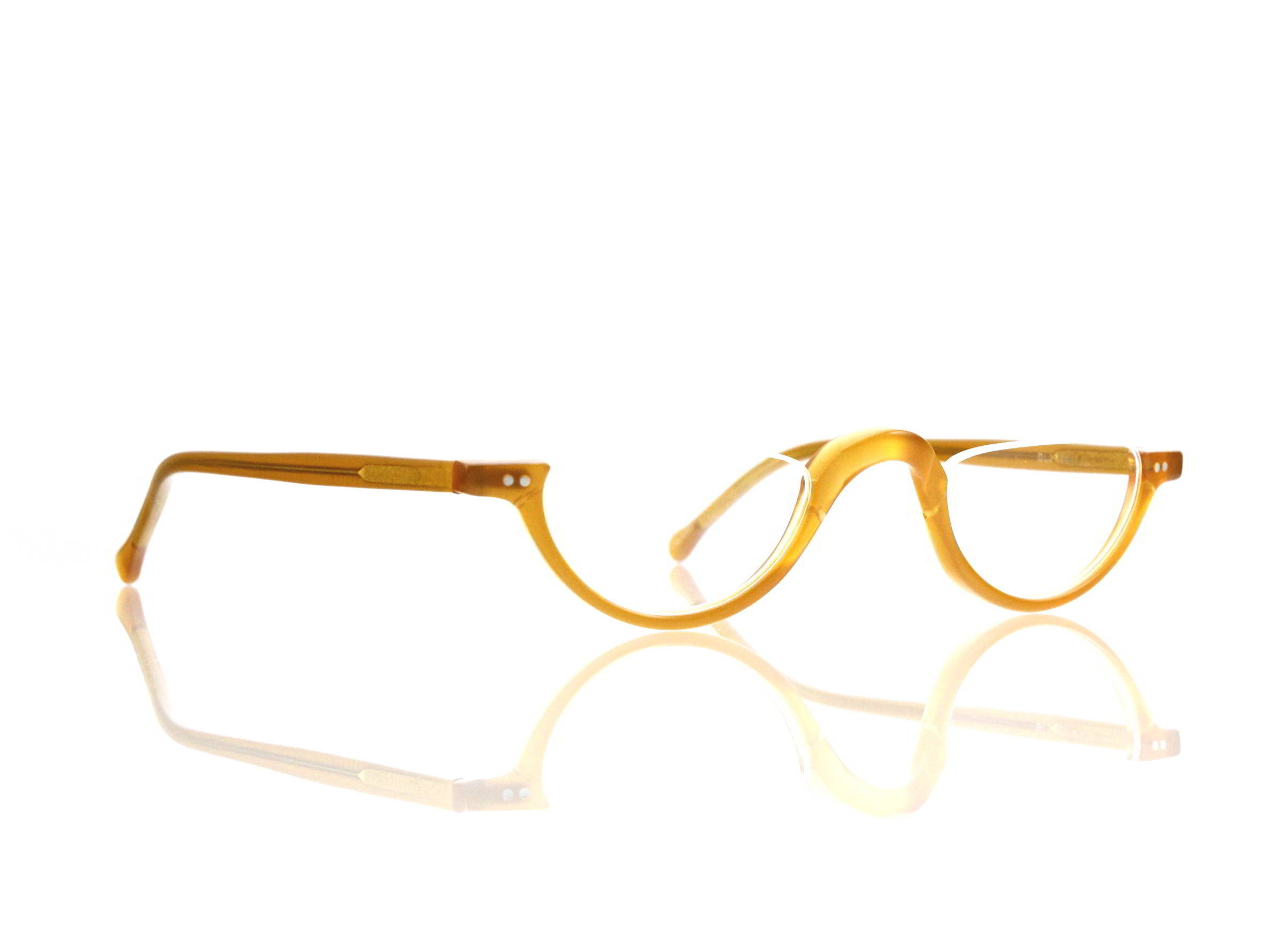 Lesca Lunetier • DL 3 • Col. 1 • Acetat-Halb-Brillen-Fassung