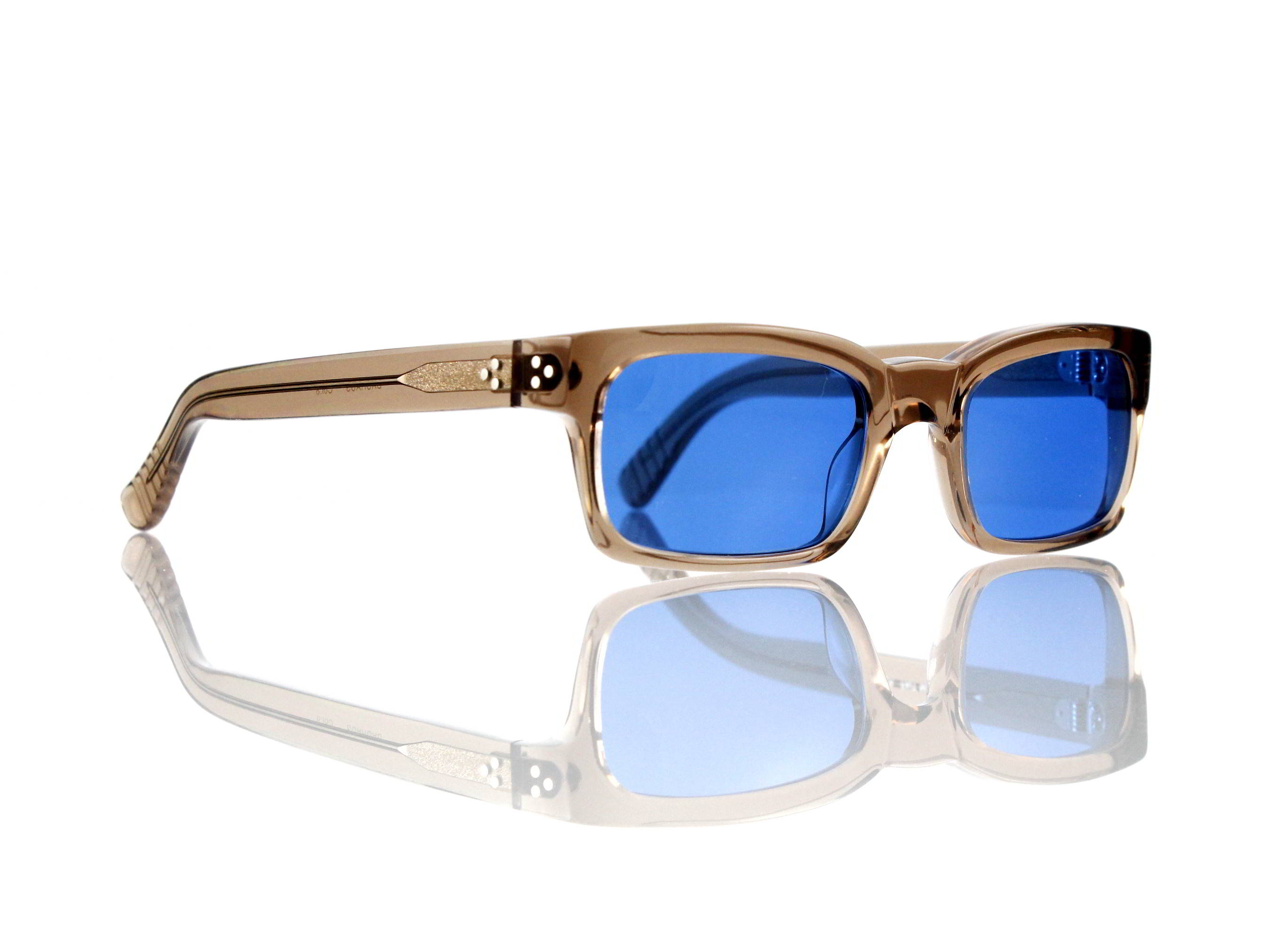 Lesca Lunetier Mod. Bauhaus Sonne Col. 8 Größe 51-19 - 145mm Kunststoff blau 70%