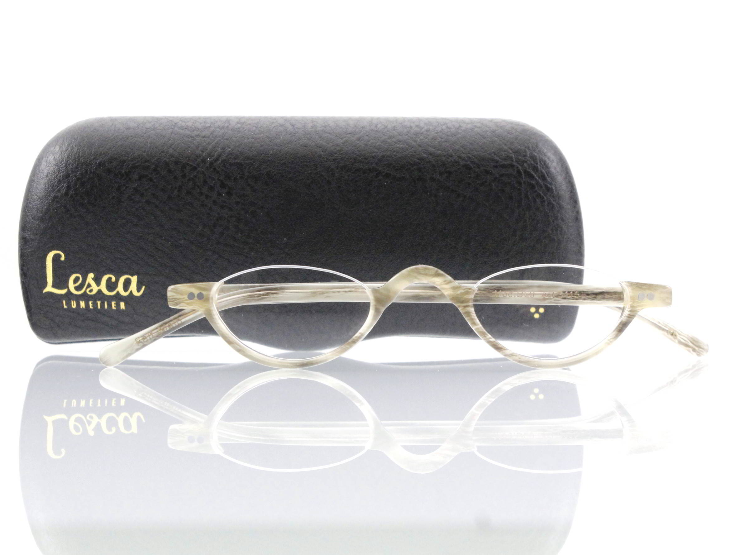 Lesca Lunetier • DL 9 • Col. 3115 • Acetat-Halb-Brillen-Fassung