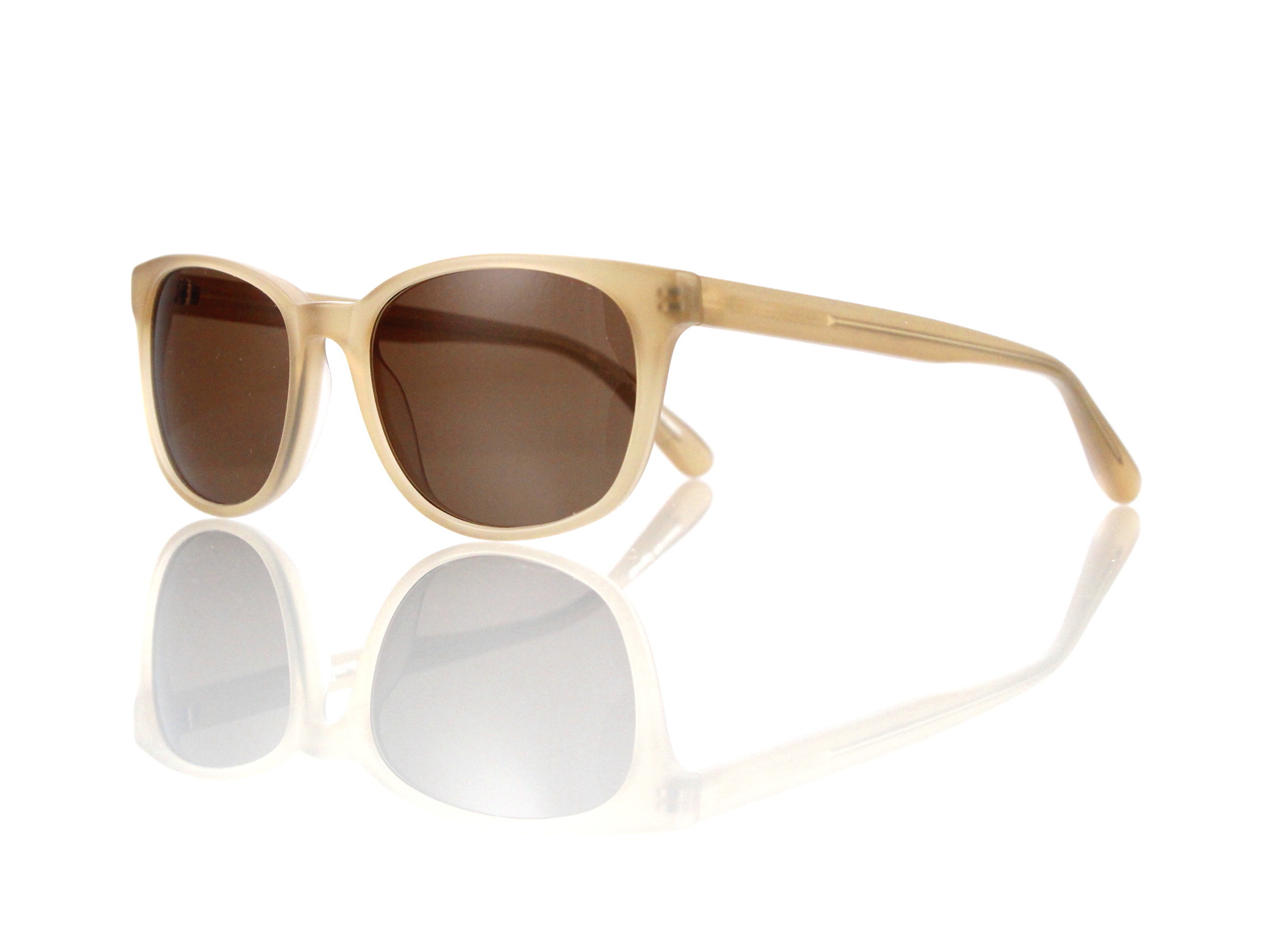 HAMBURG EYEWEAR Rieke Sonne Col.21M Größe 52-18 - 140mm Kuststoff braun 75%