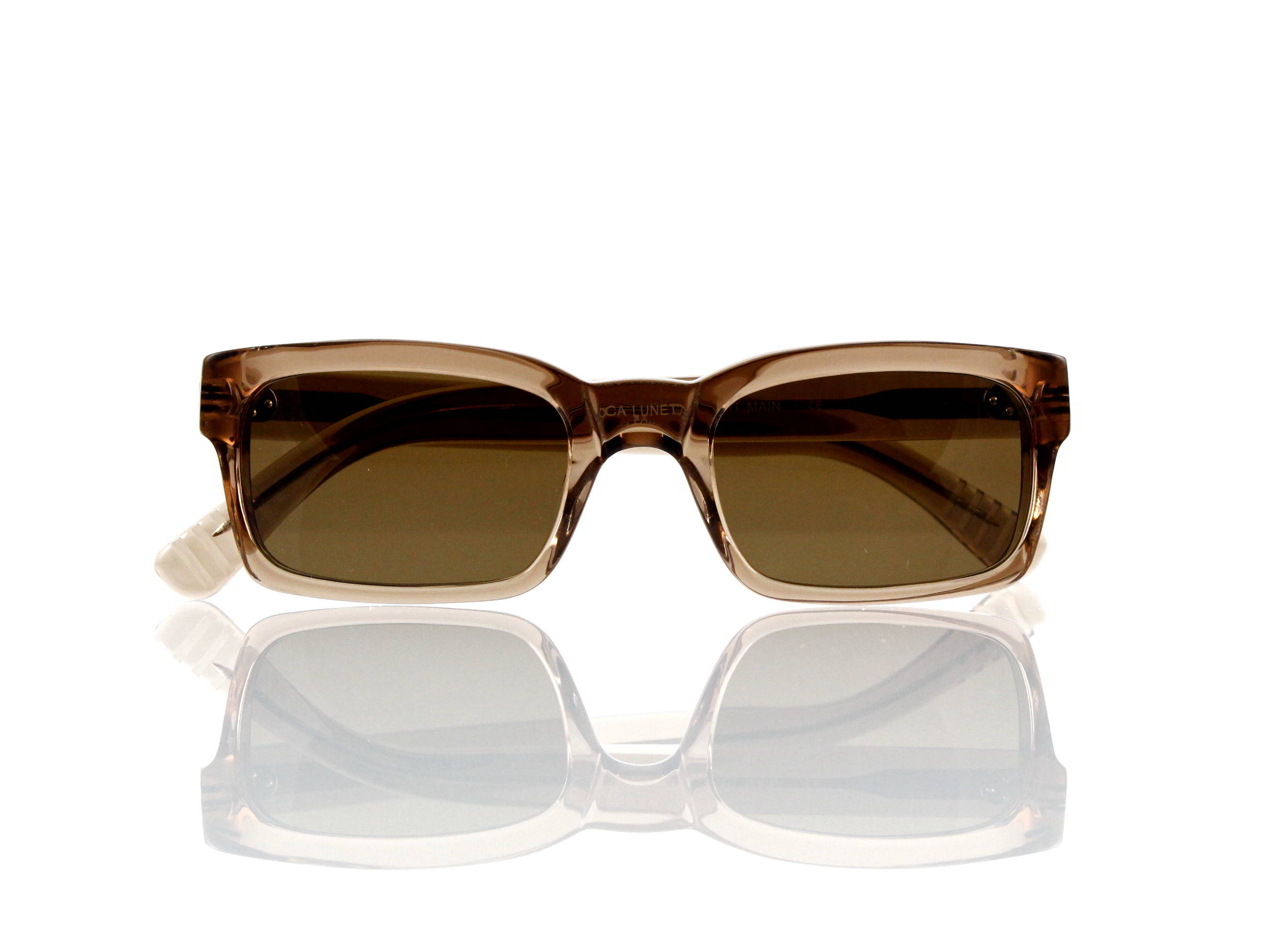 Lesca Lunetier Mod. Bauhaus Sonne Col. 8 Größe 51-19 - 145mm Kunststoff braun 85%
