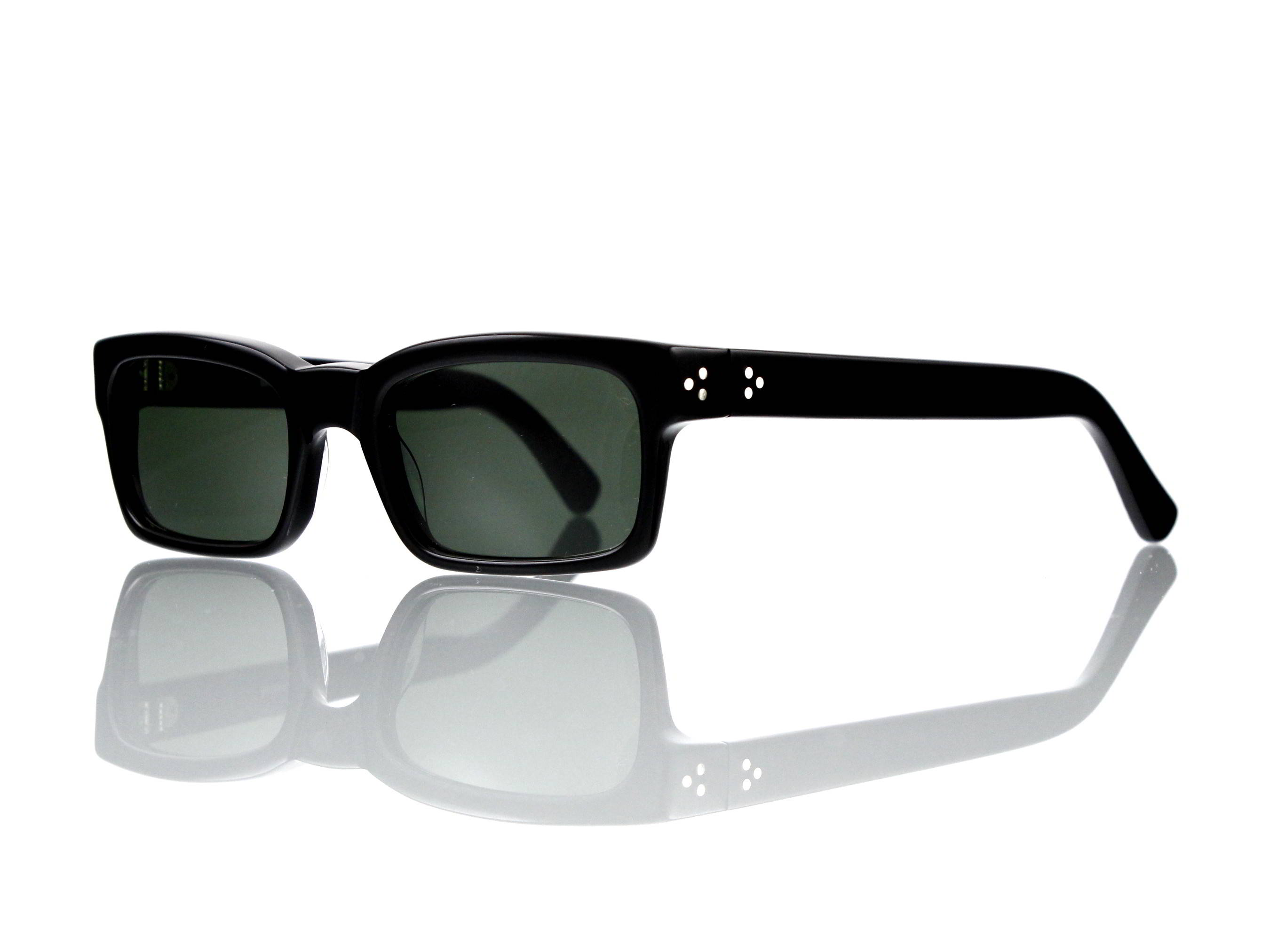 Lesca Lunetier Mod. Bauhaus Sonne Col. 1 Größe 51-19 - 145 mm Kunststoff „Ray Ban“ G 15 graugrün 85%
