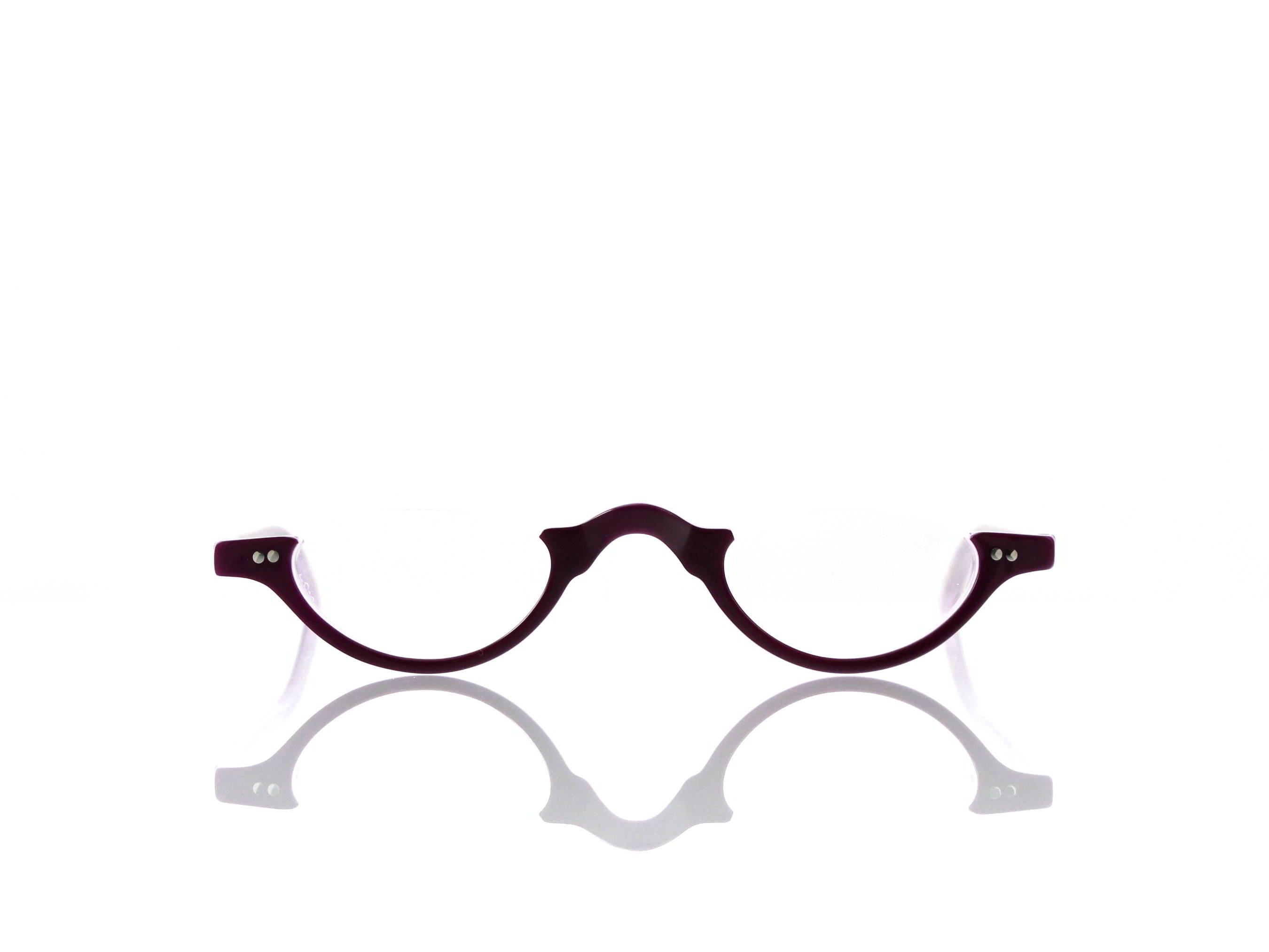 Lesca Lunetier • DL 9 • Col. 14149 • Acetat-Halb-Brillen-Fassung
