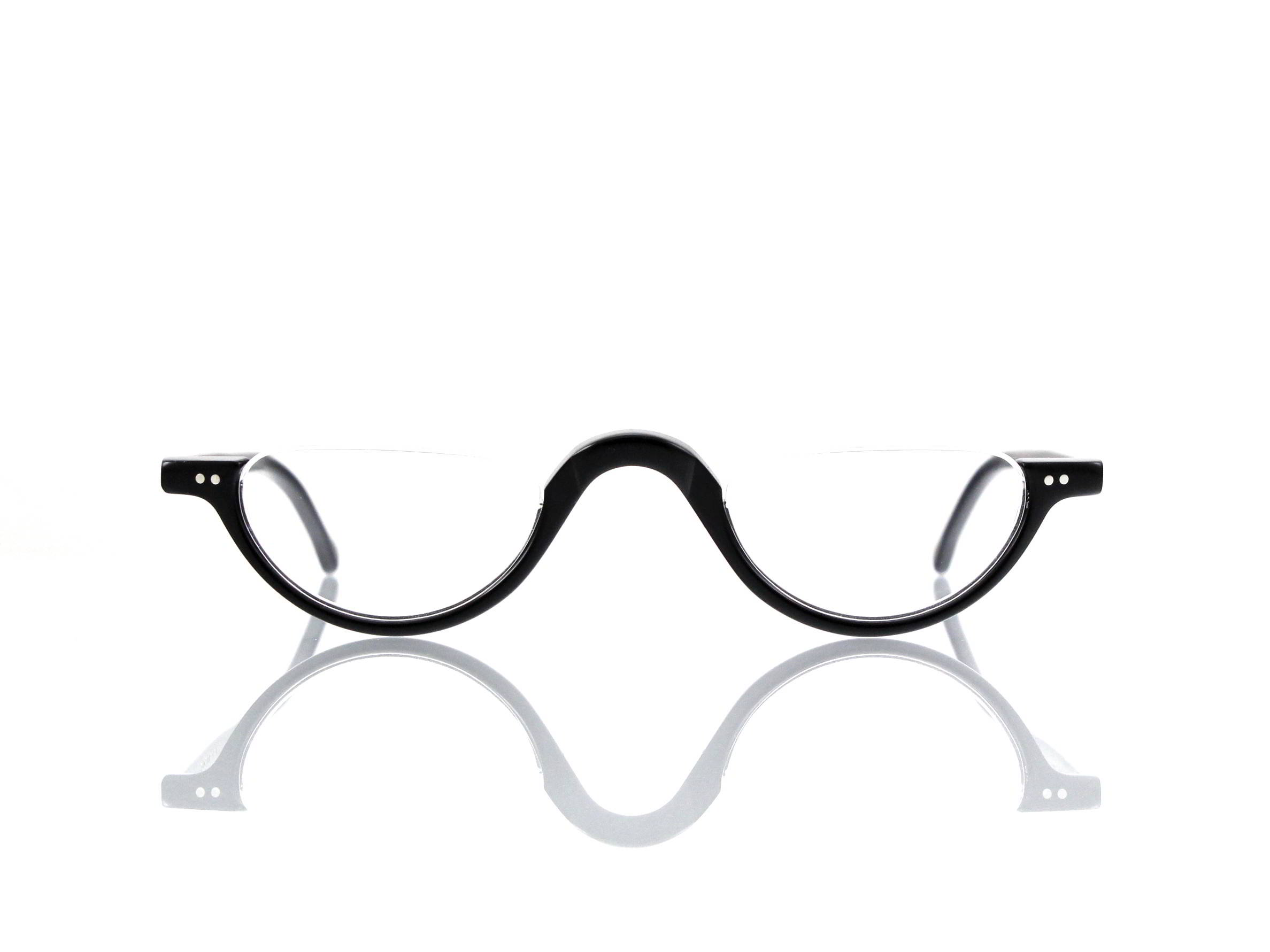 Lesca Lunetier • DL 3 • Col. 5 • Acetat-Halb-Brillen-Fassung