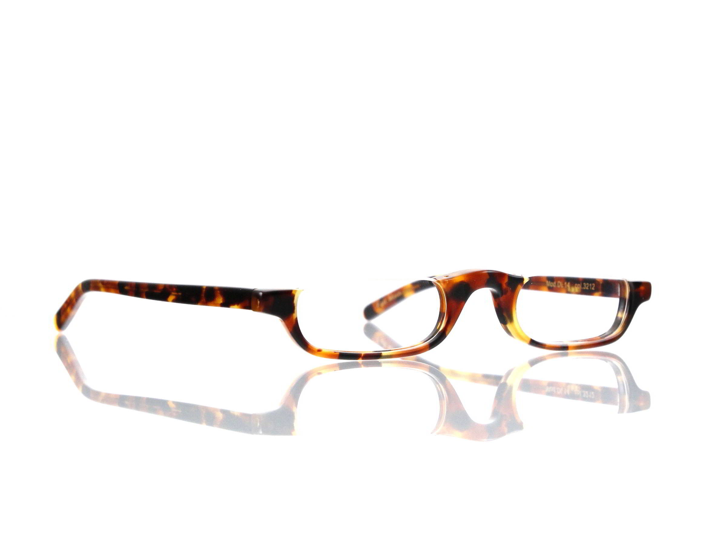 Lesca Lunetier • DL 14 • Col. 3212 • Acetat-Halb-Brillen-Fassung