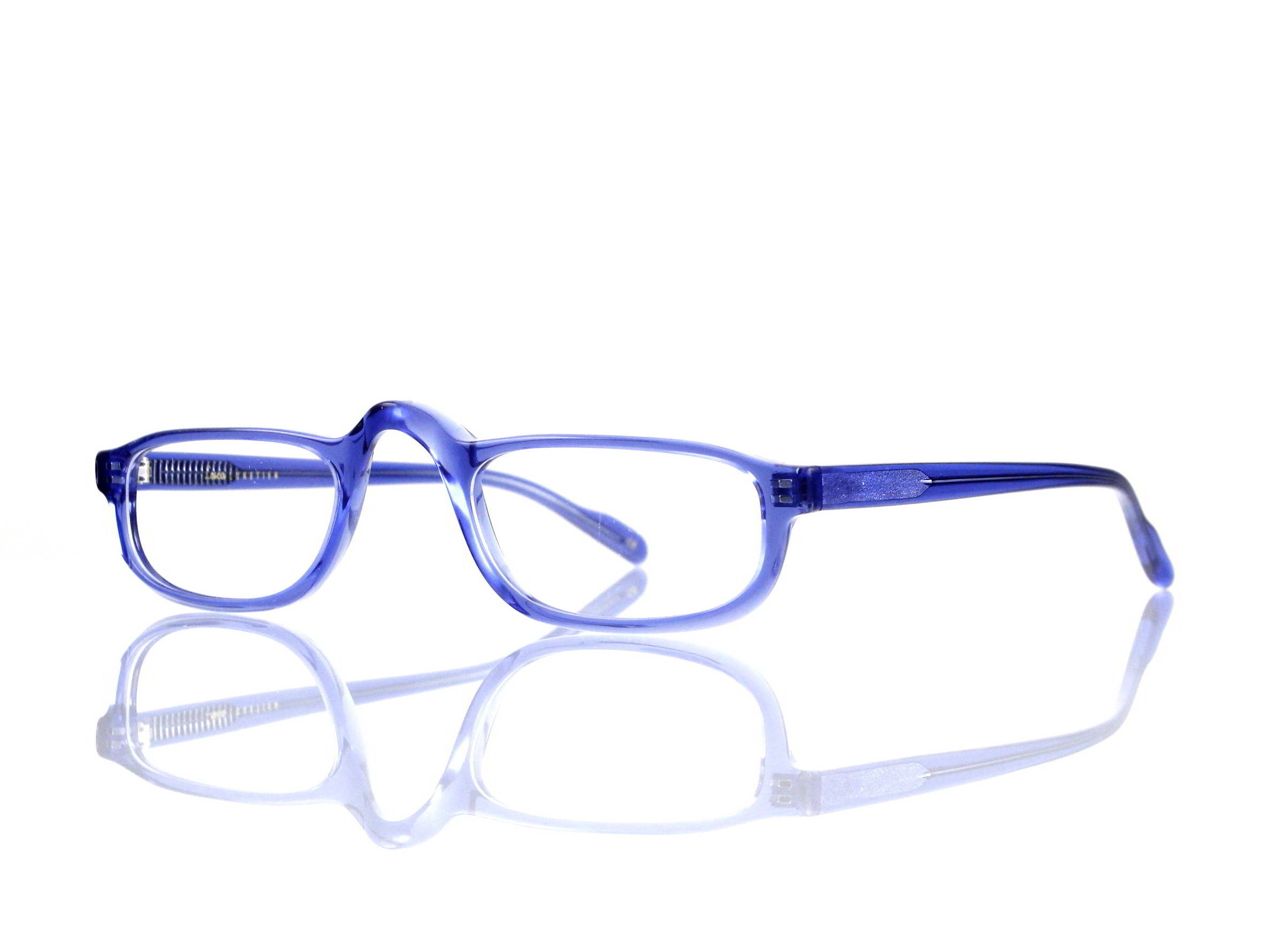 Lesca Lunetier • DL 17 • Col. 25 • Acetat-Halb-Brillen-Fassung