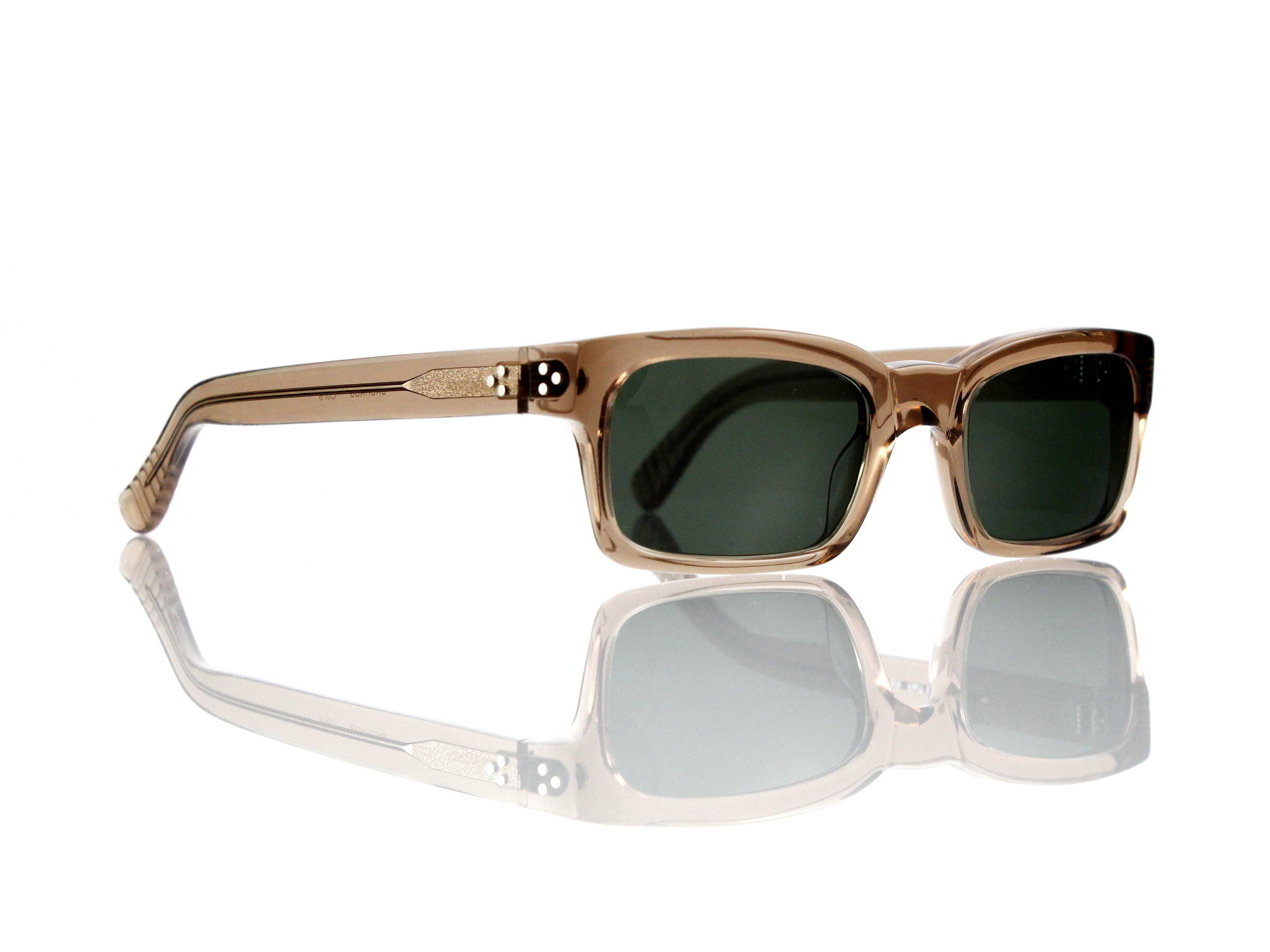 Lesca Lunetier Mod. Bauhaus Sonne Col. 8 Größe 51-19 - 145 mm Kunststoff „Ray Ban“ G 15 graugrün 85%