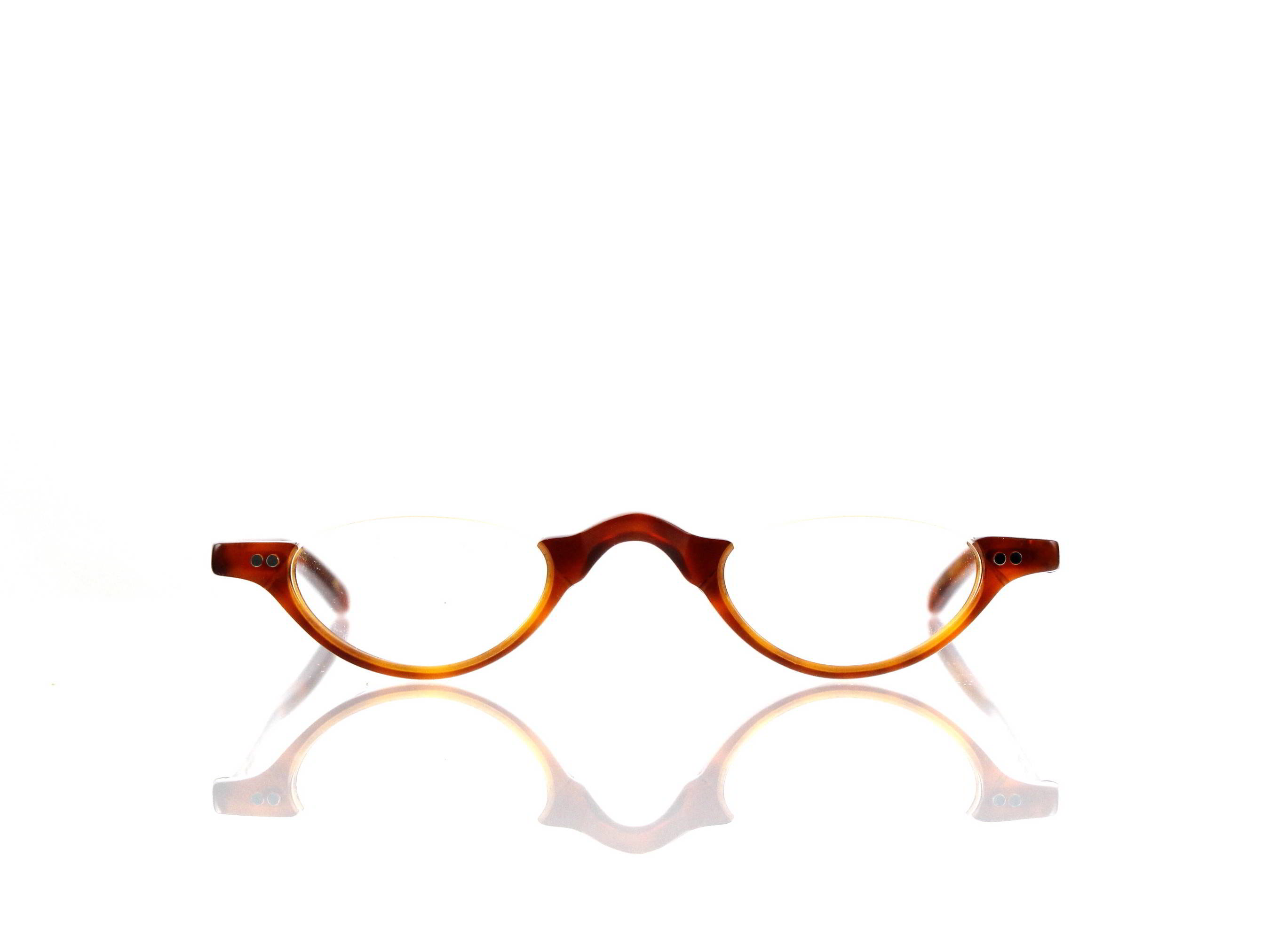 Lesca Lunetier • DL 9 • Col. 053 • Acetat-Halb-Brillen-Fassung