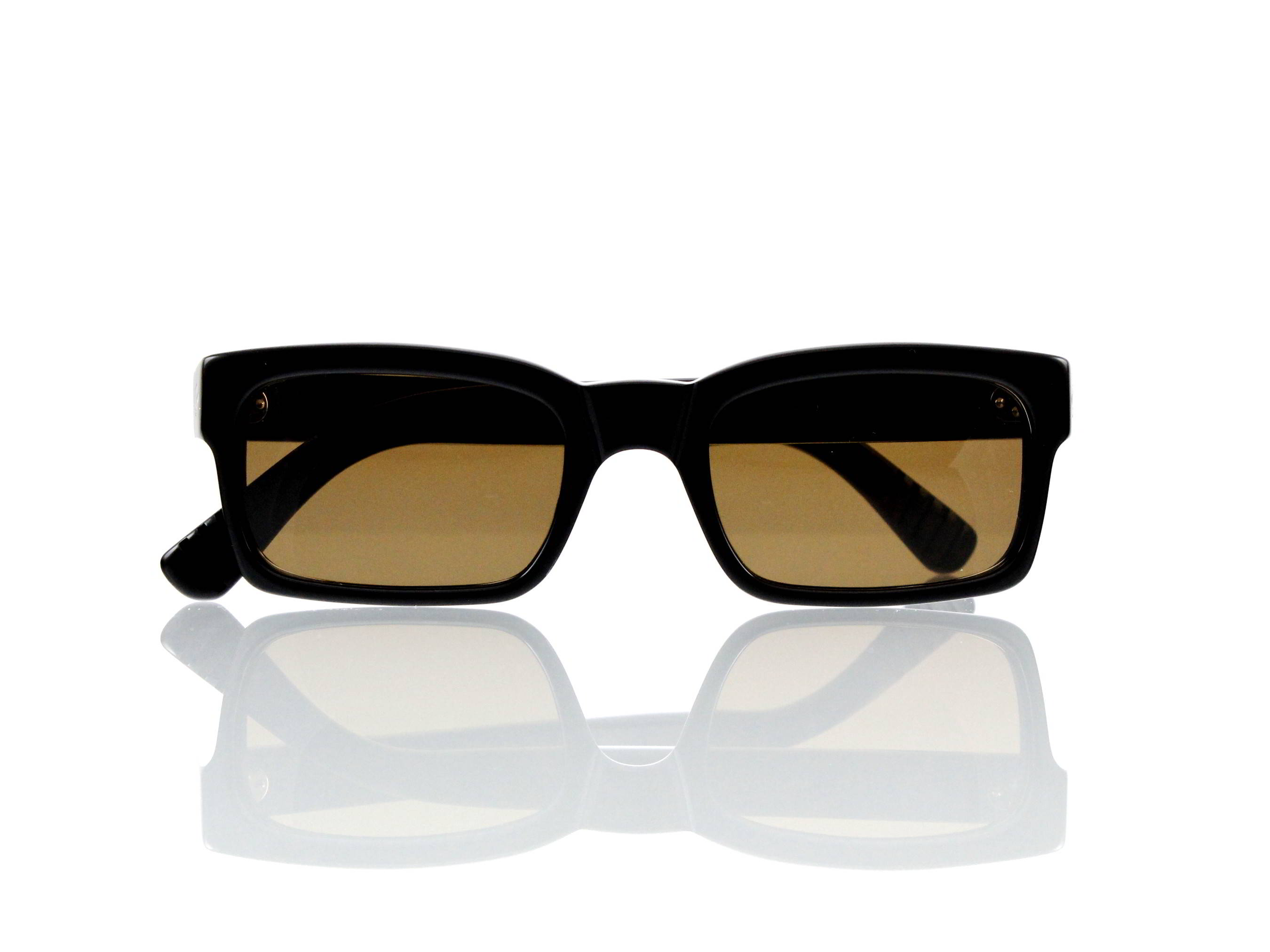 Lesca Lunetier Mod. Bauhaus Sonne Col. 1 Größe 51-19 - 145mm Kunststoff braun 85%